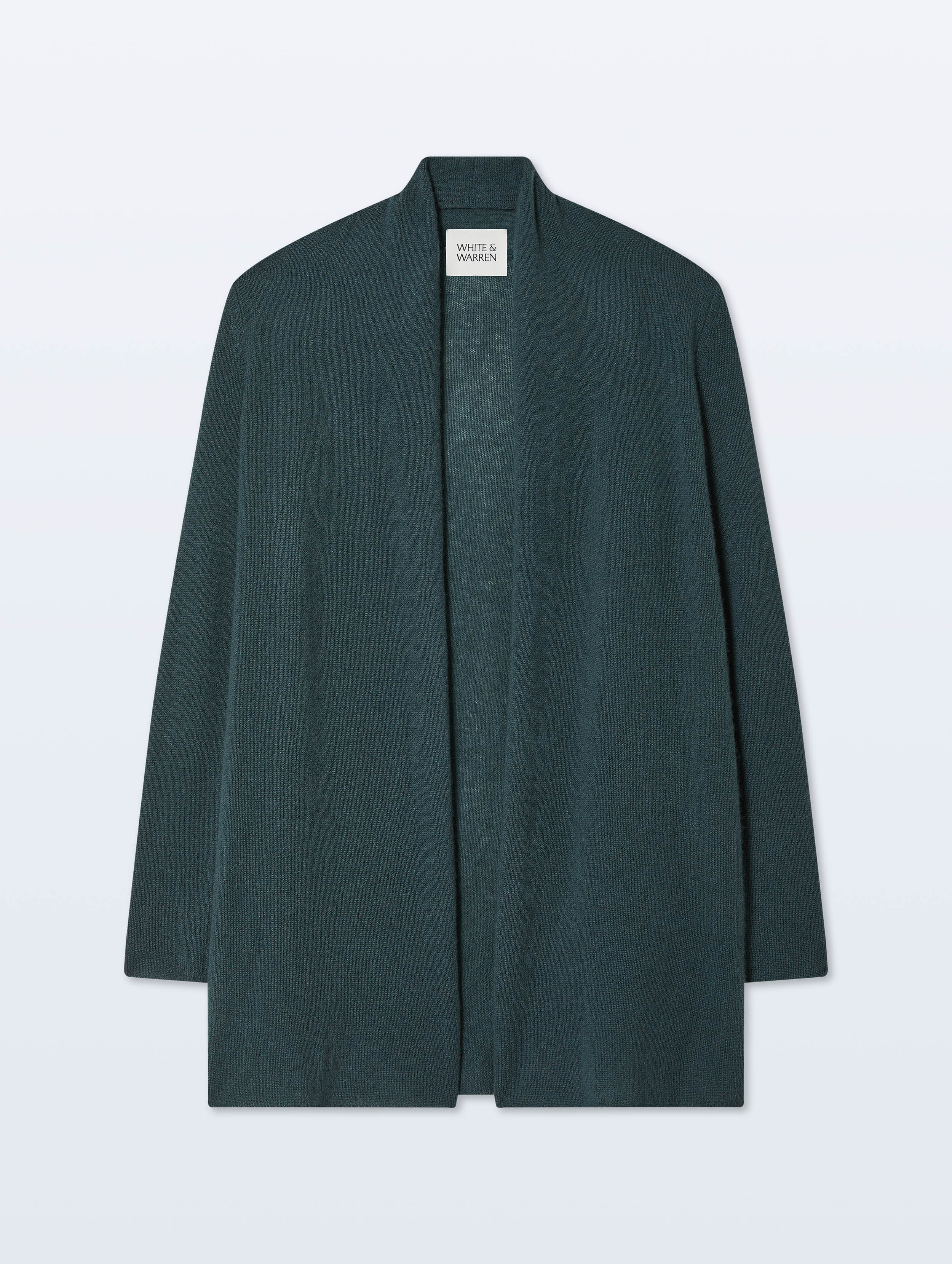 Cashmere Trapeze Cardigan | Juniper Green