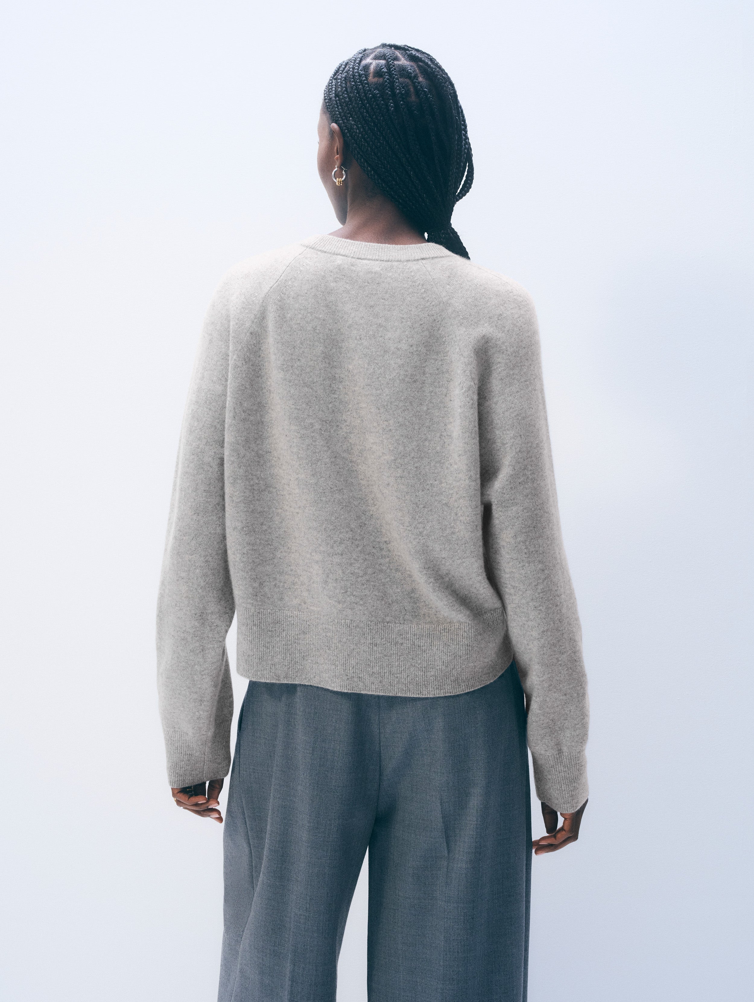 Cashmere Easy Sweatshirt | Grey Heather