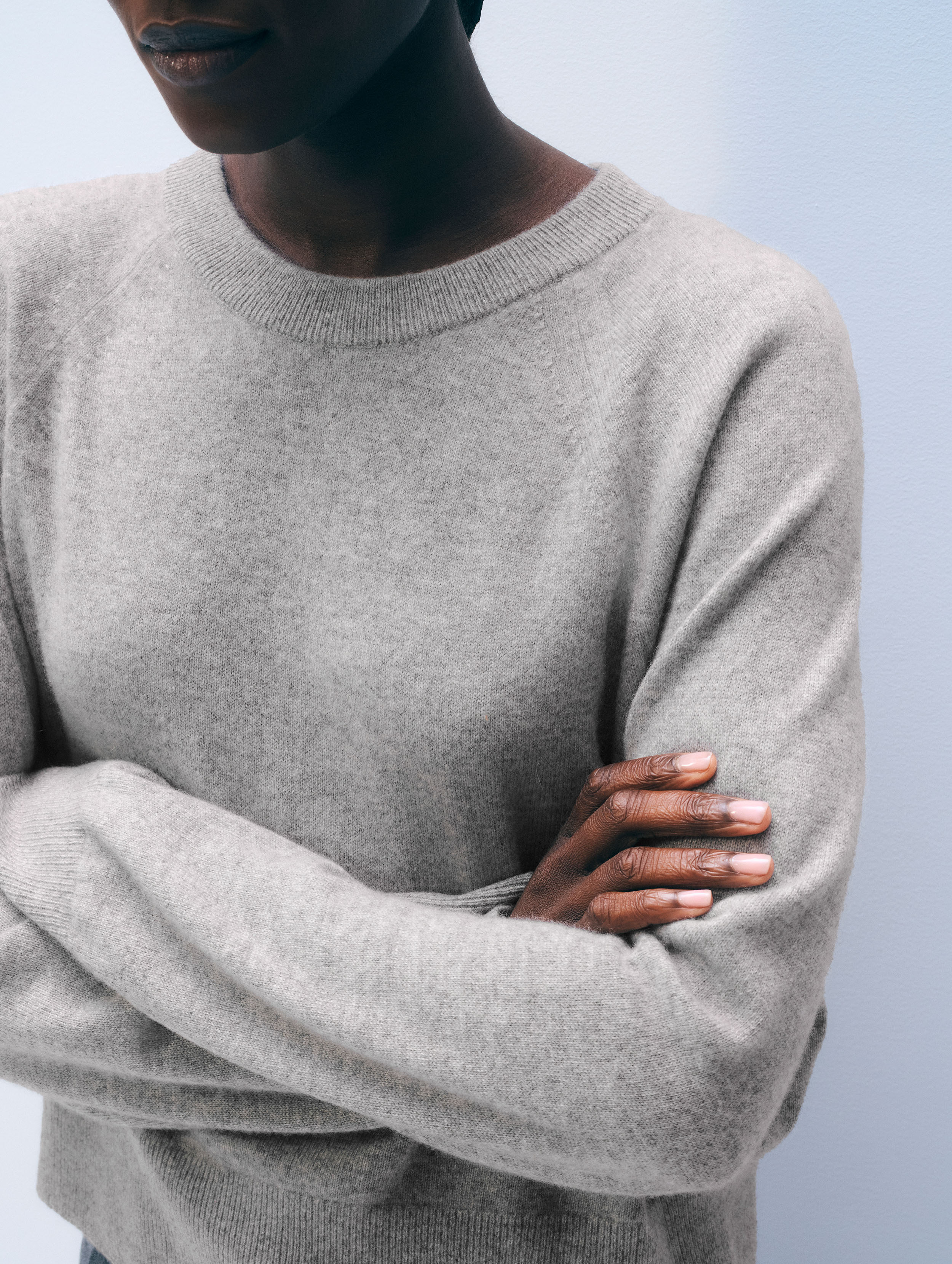 Cashmere Easy Sweatshirt | Grey Heather