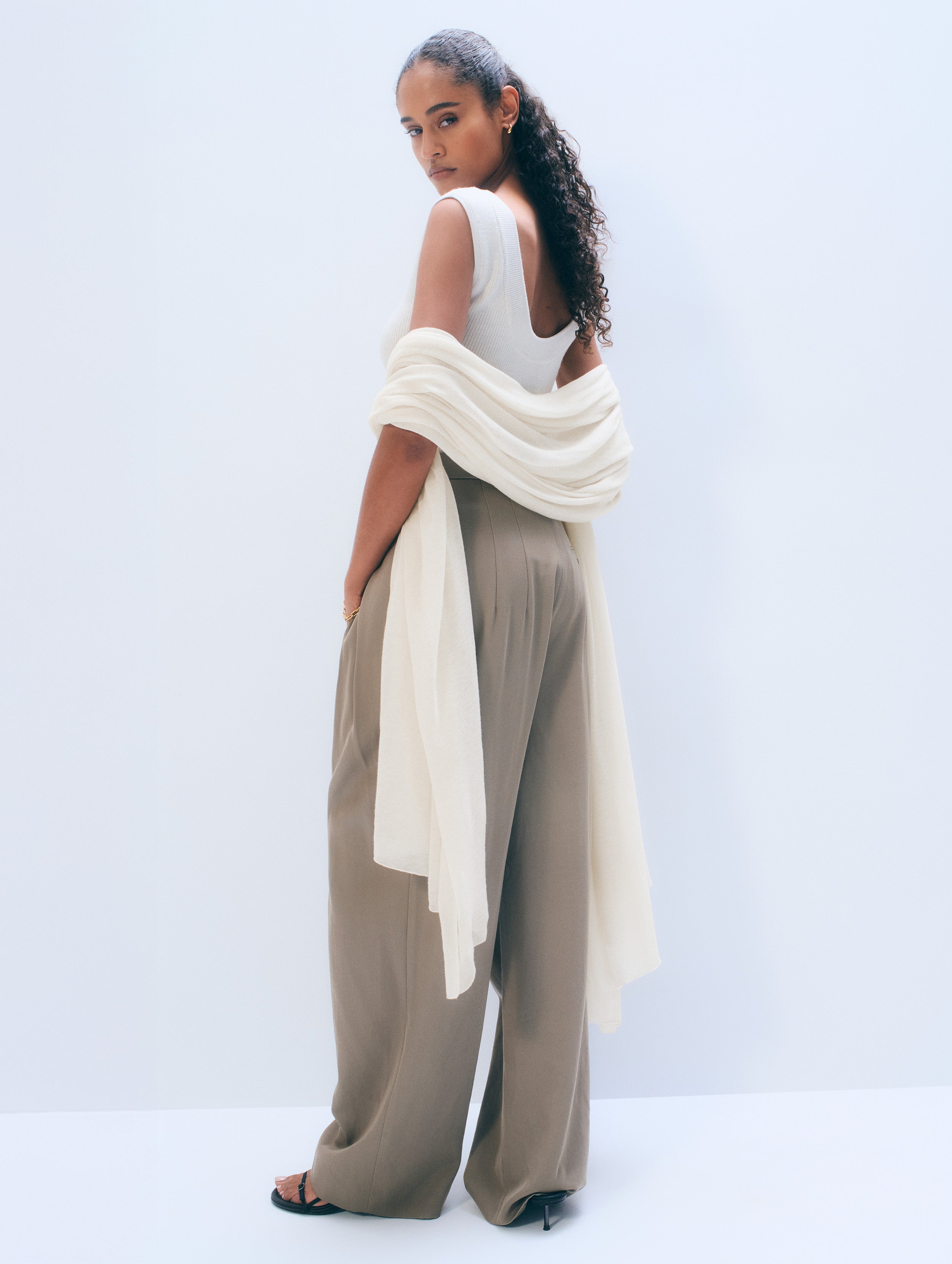 Superfine Cashmere Travel Wrap | White & Warren