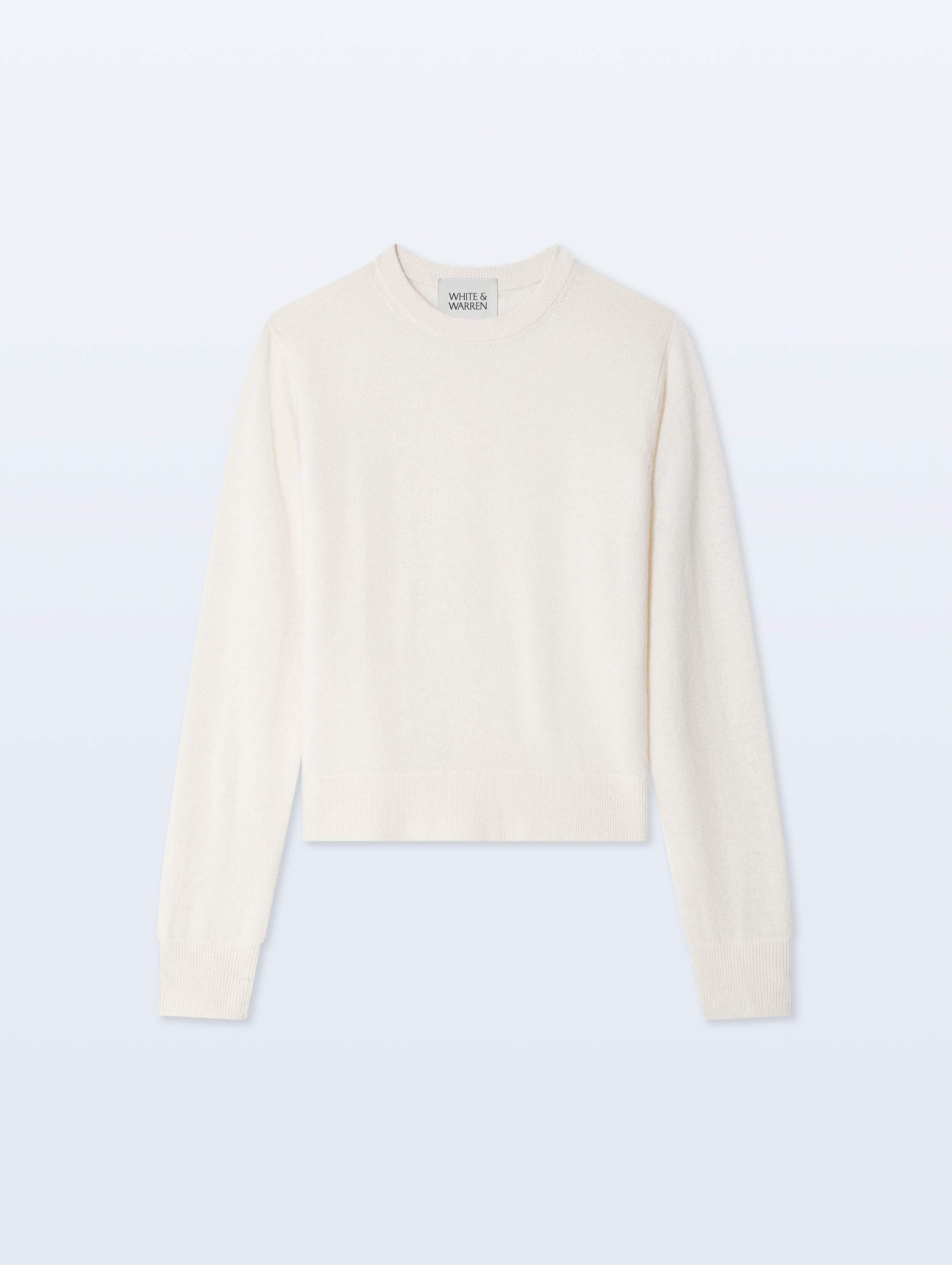 Cashmere Crewneck | Soft White