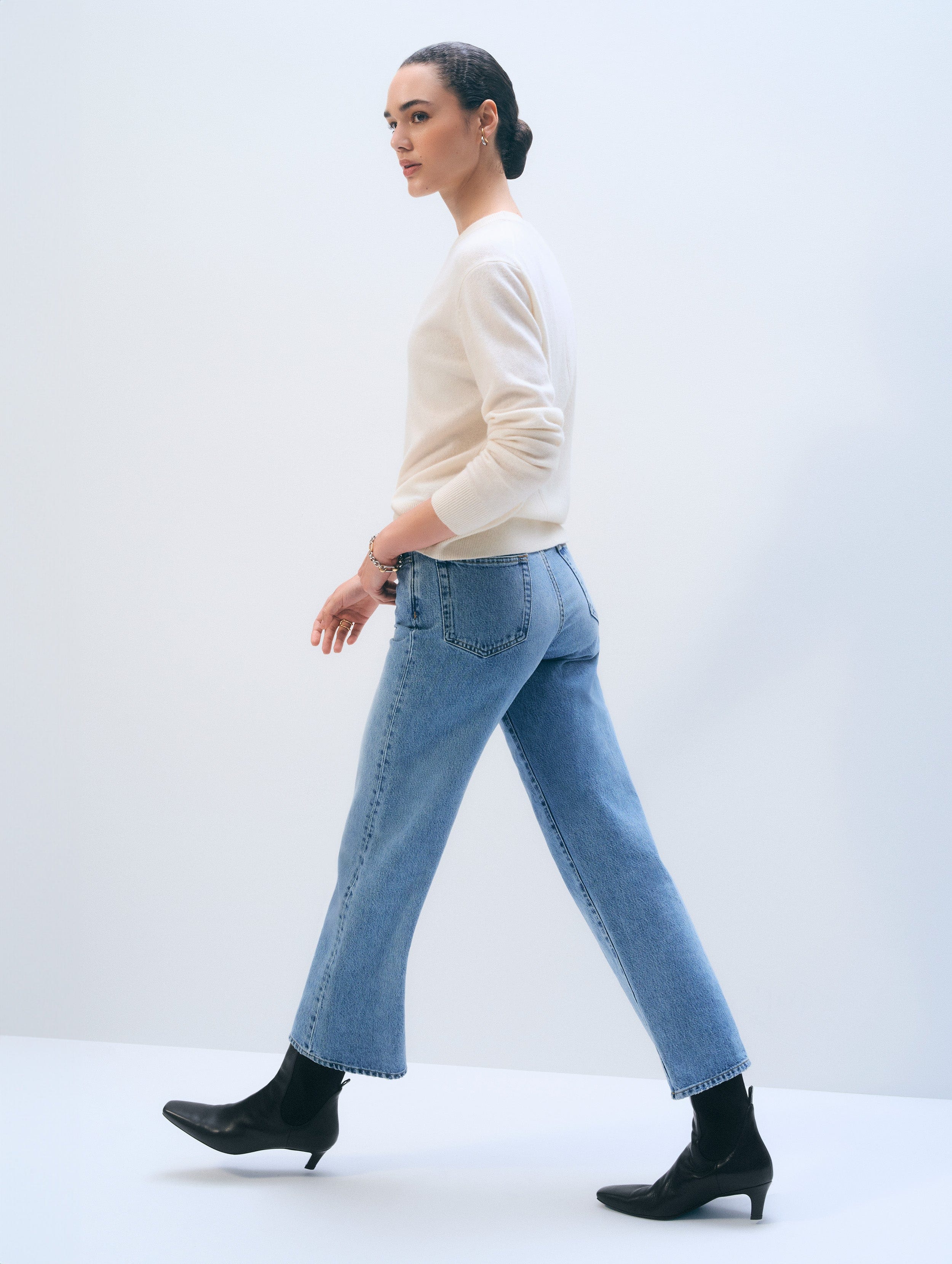 Cashmere Crewneck | Soft White