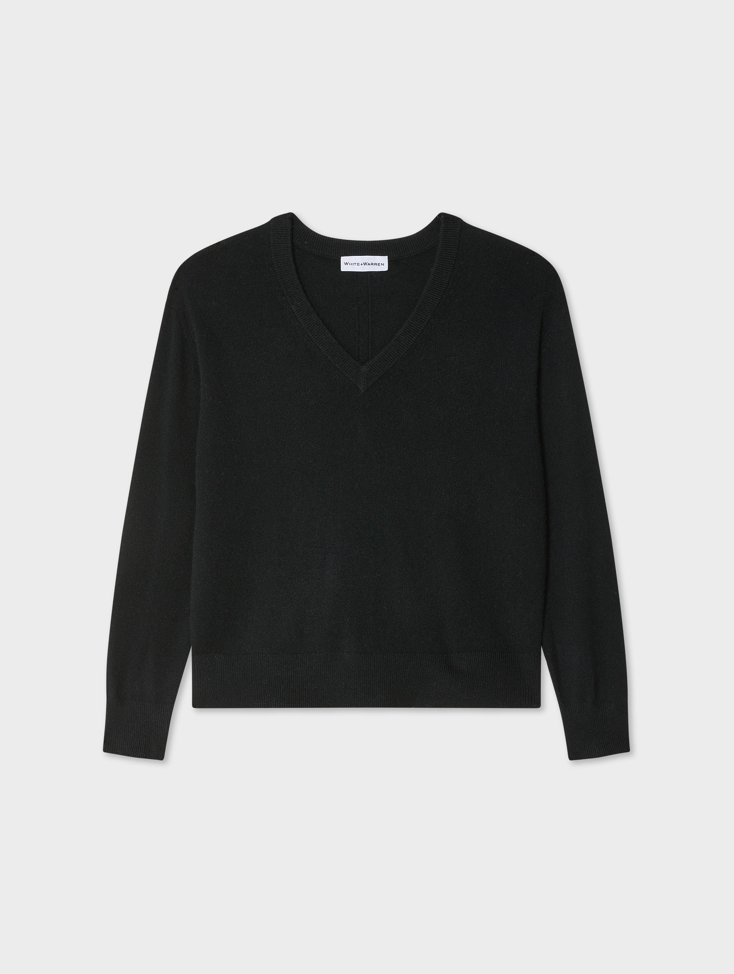 Cashmere V Neck | Black