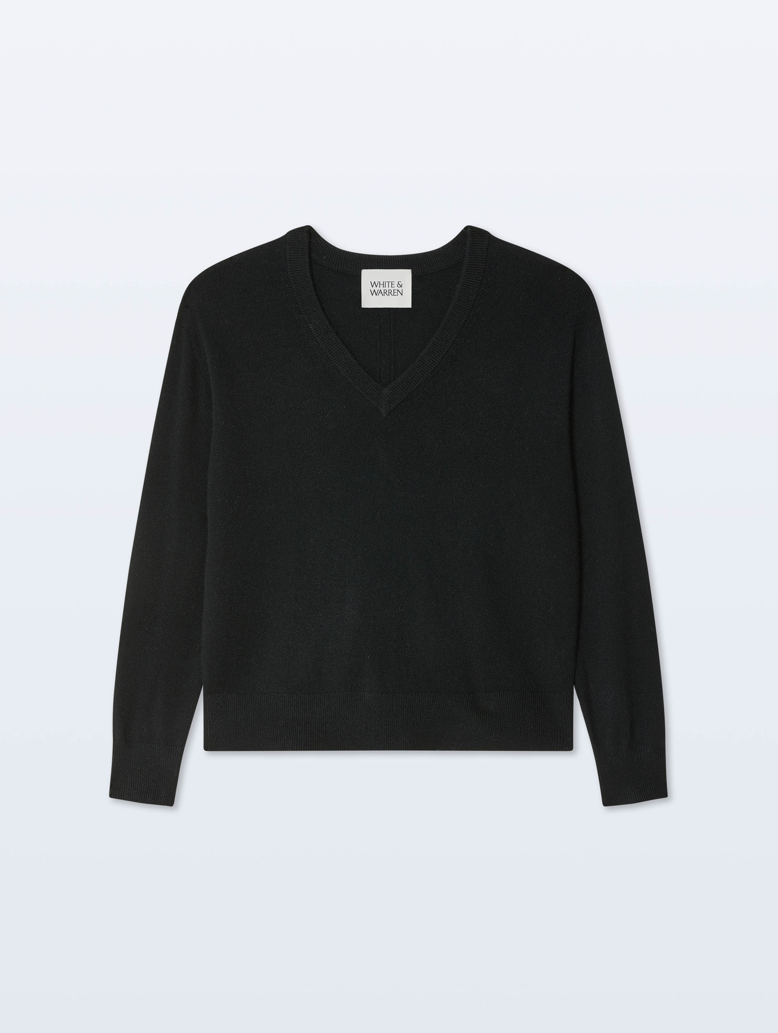 Cashmere V Neck | Black