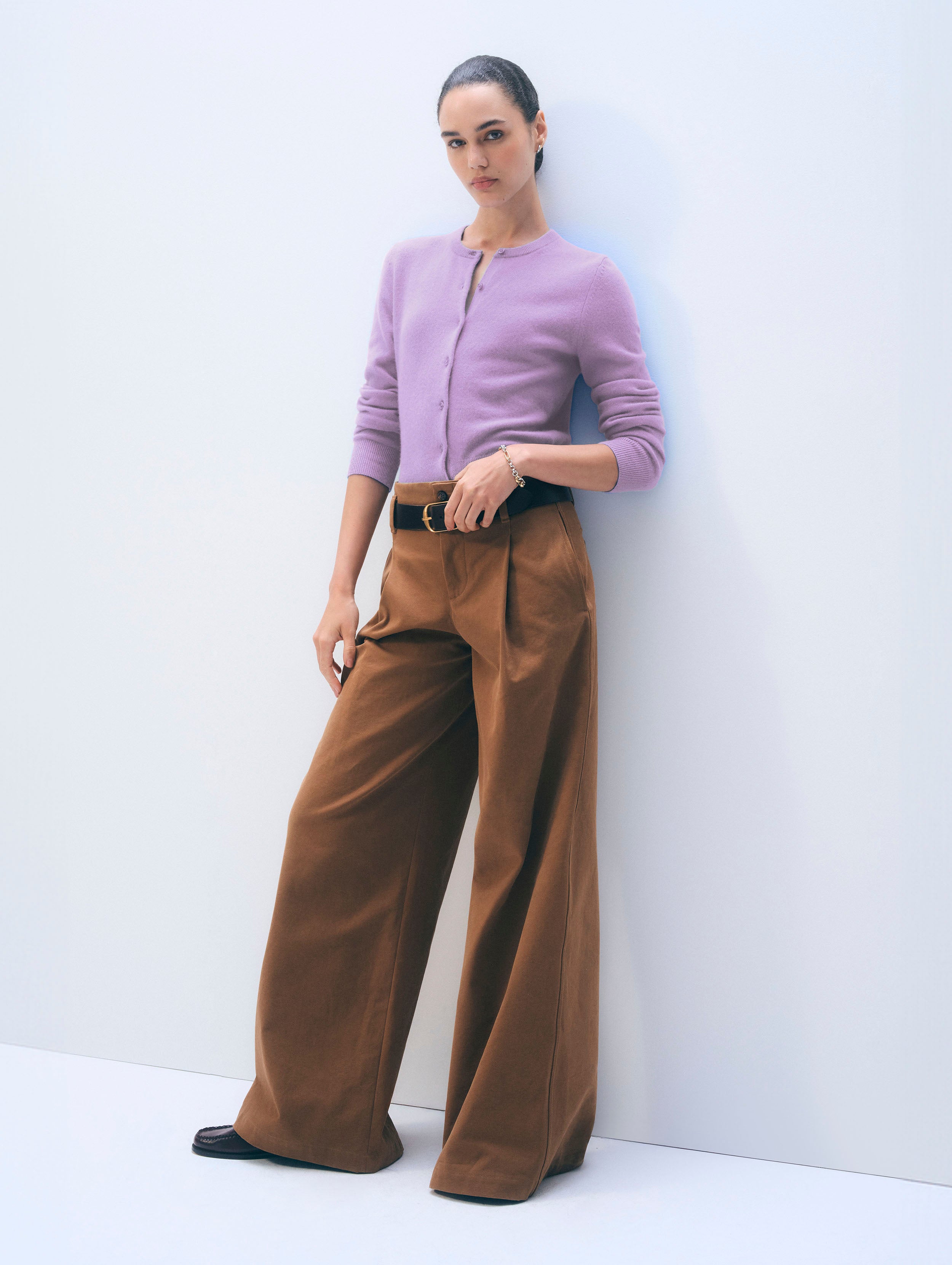 Cashmere Crewneck Cardigan