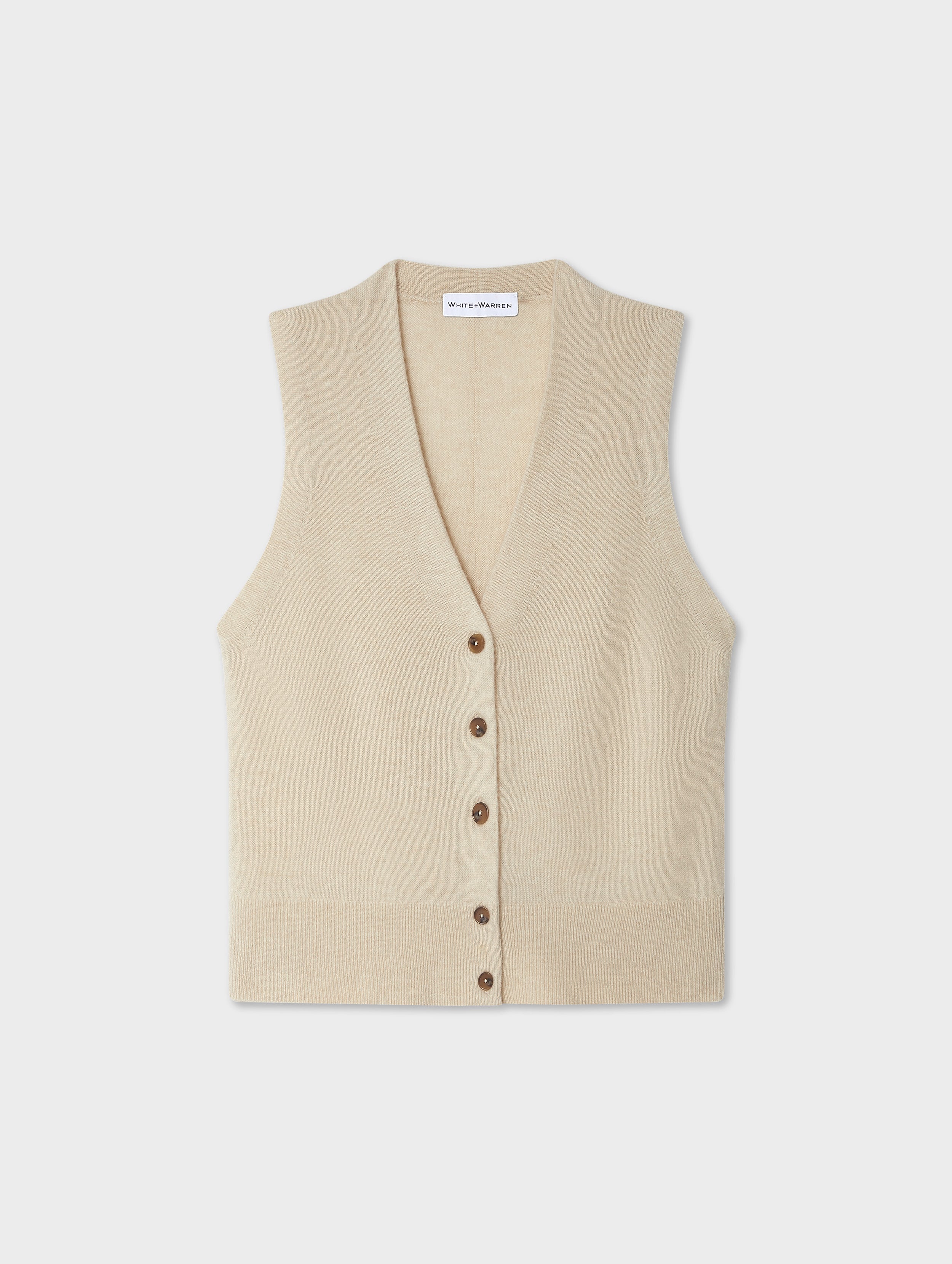 Cashmere Button Vest