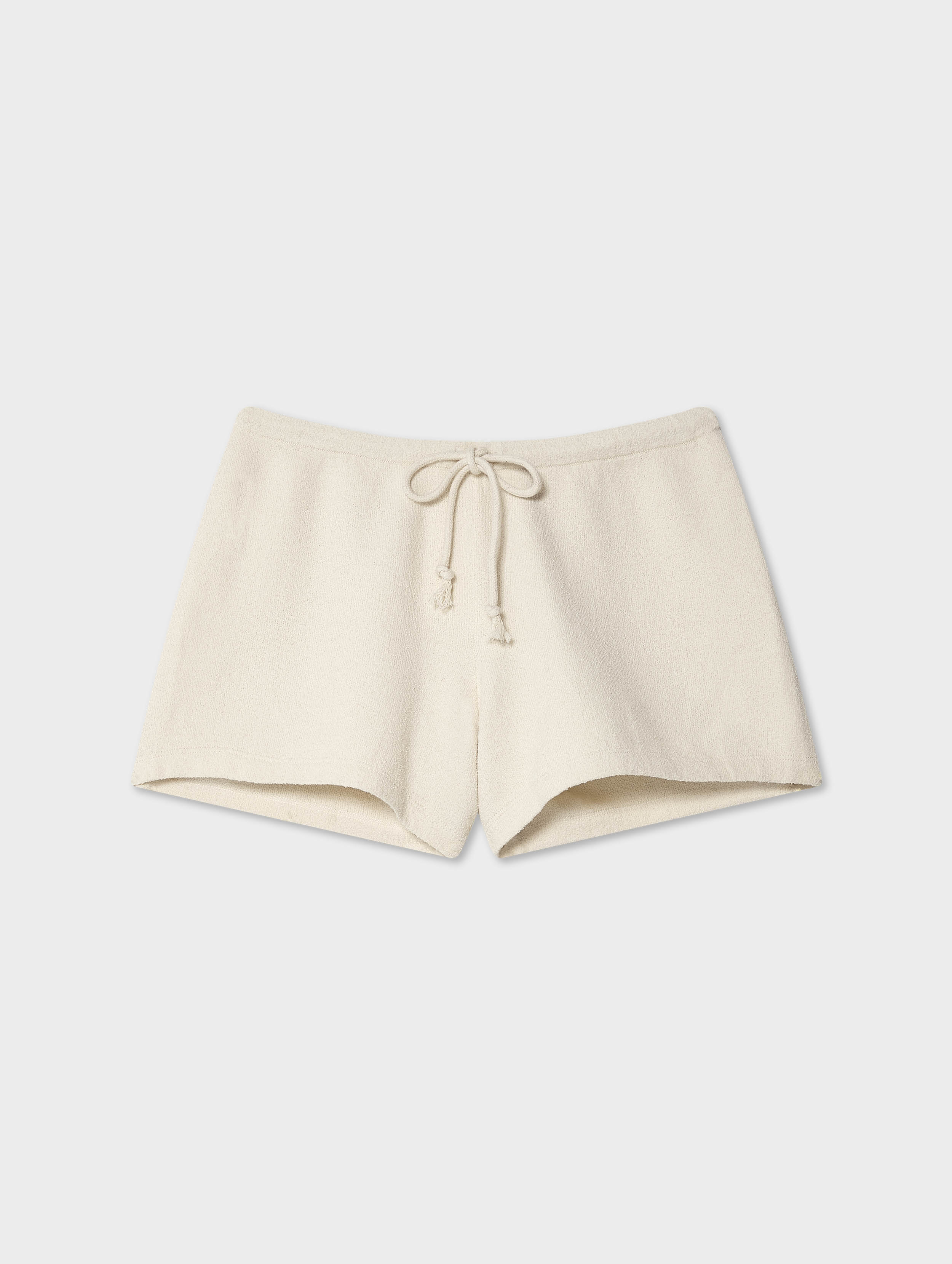 Organic Cotton Terry Shorts White Warren