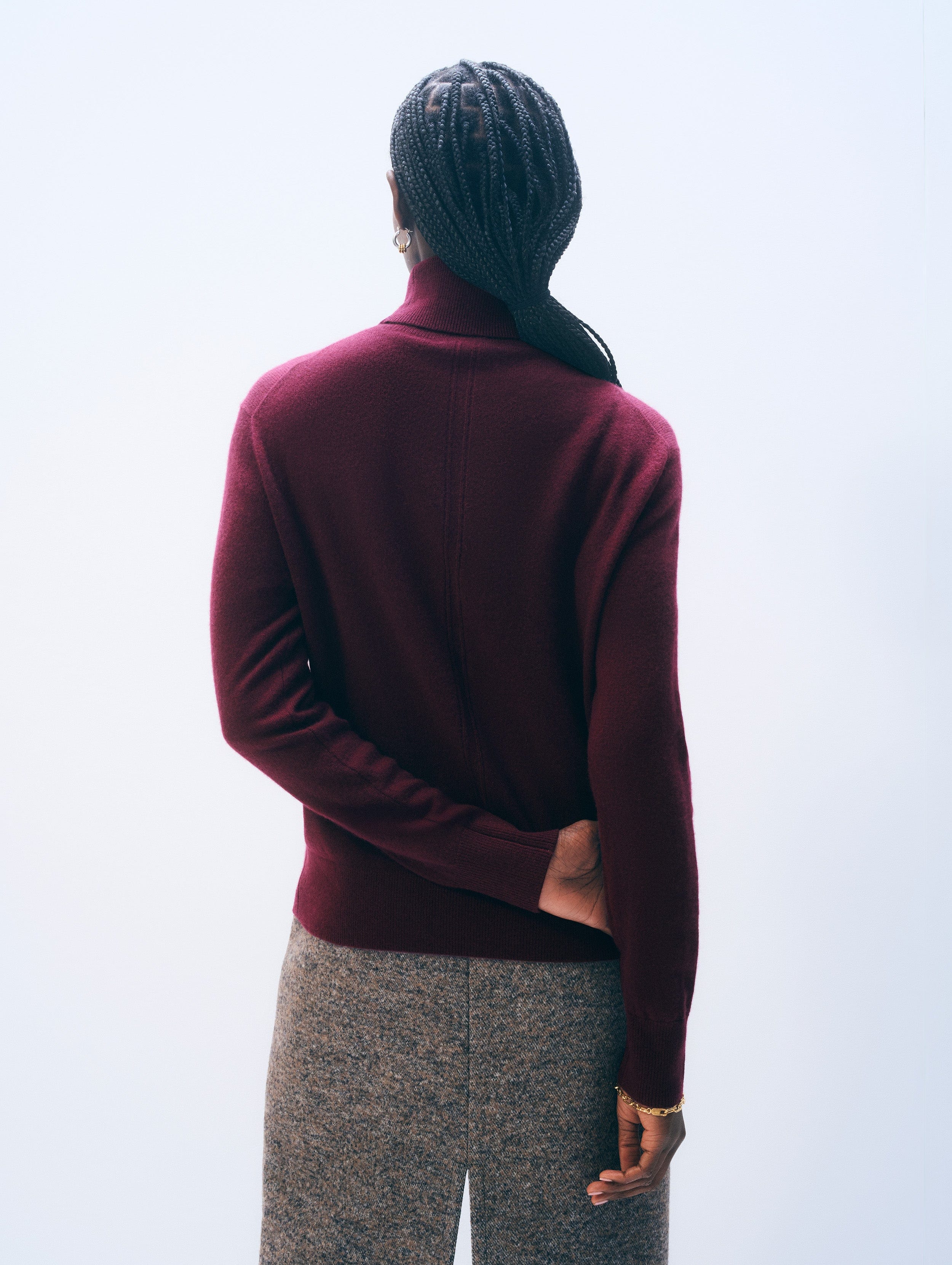 Cashmere Turtleneck | Sangria