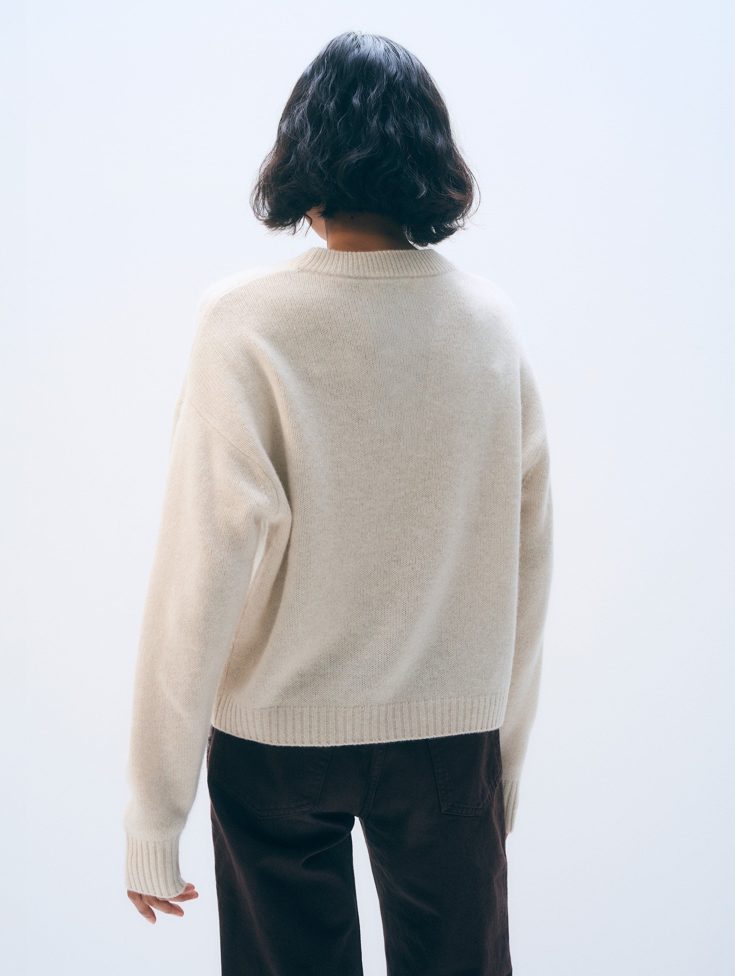 Cashmere Argyle Crewneck