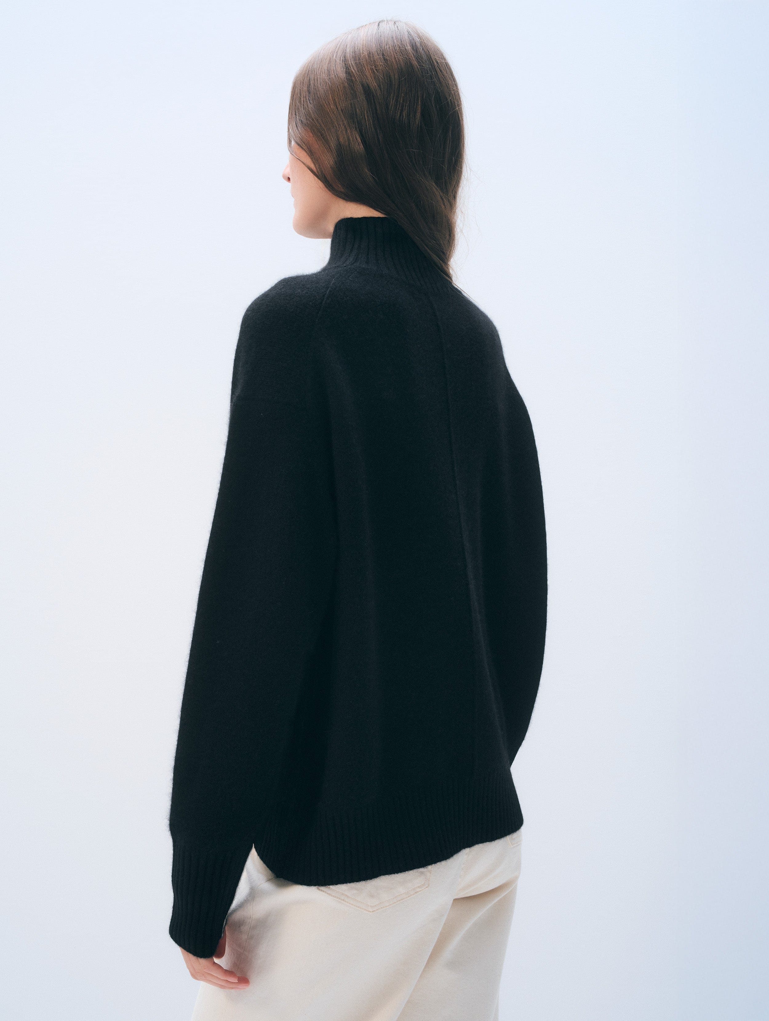 Cashmere Oversized Standneck