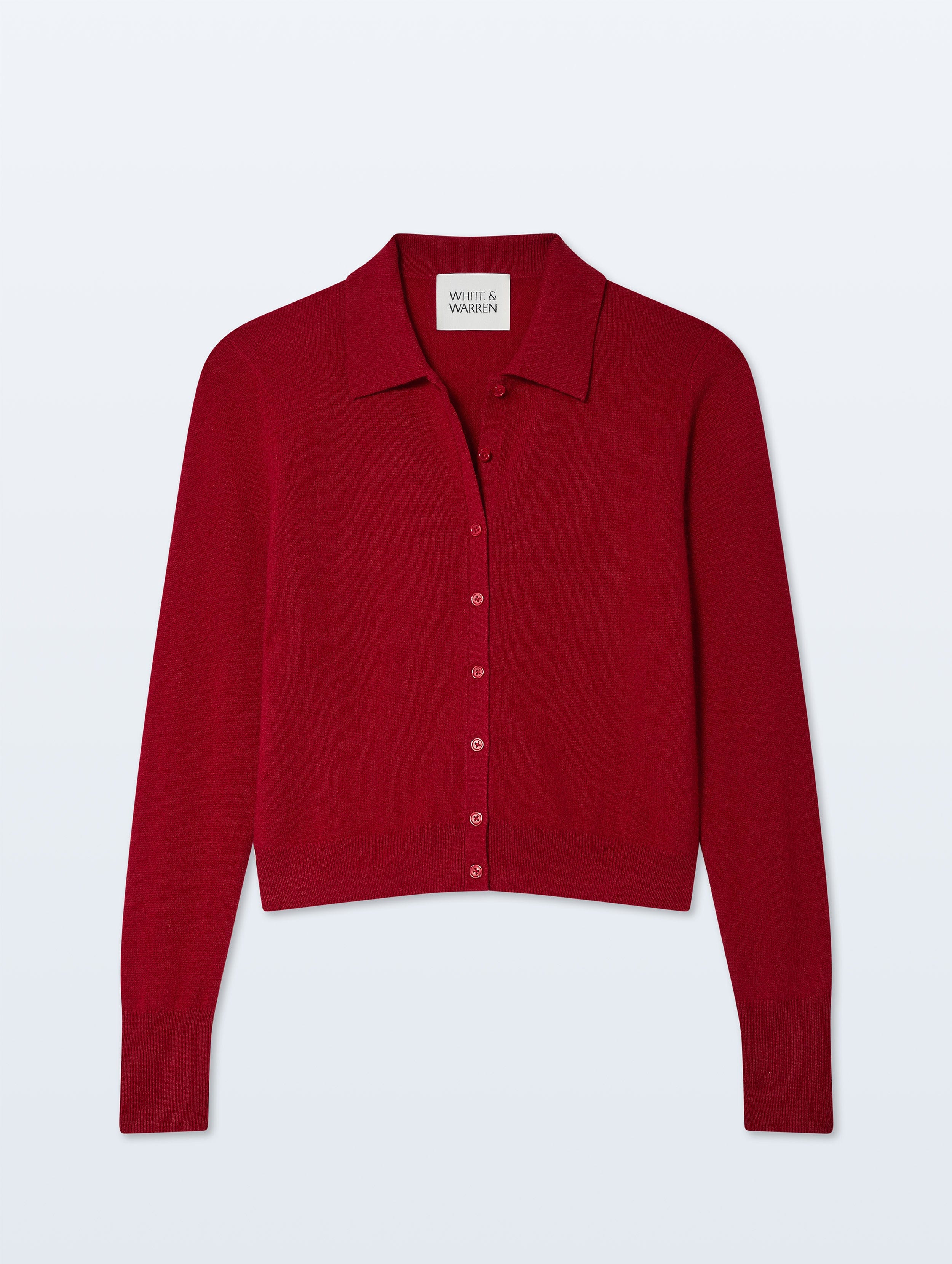 Cashmere Collared Cardigan