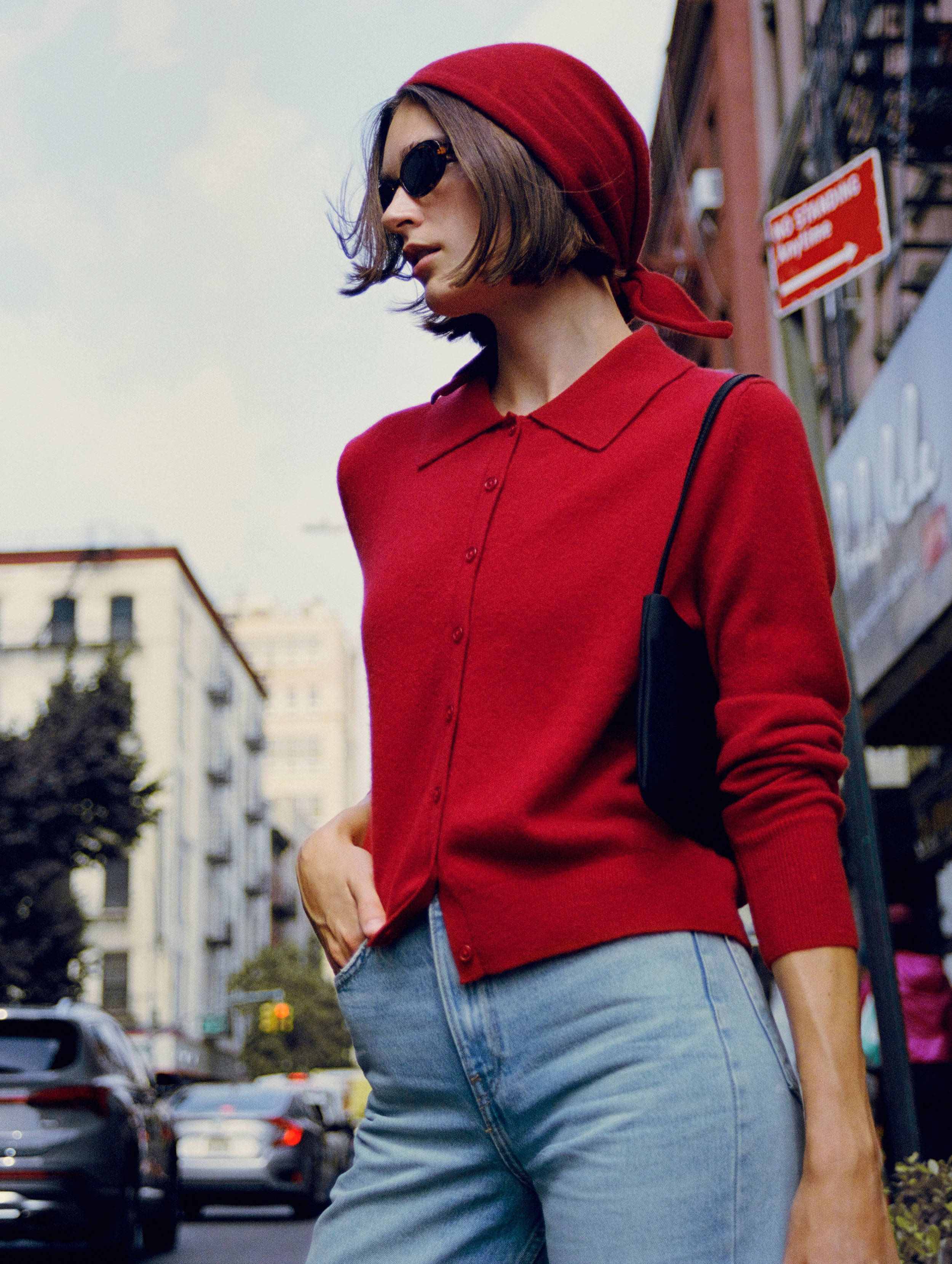 Cashmere Collared Cardigan