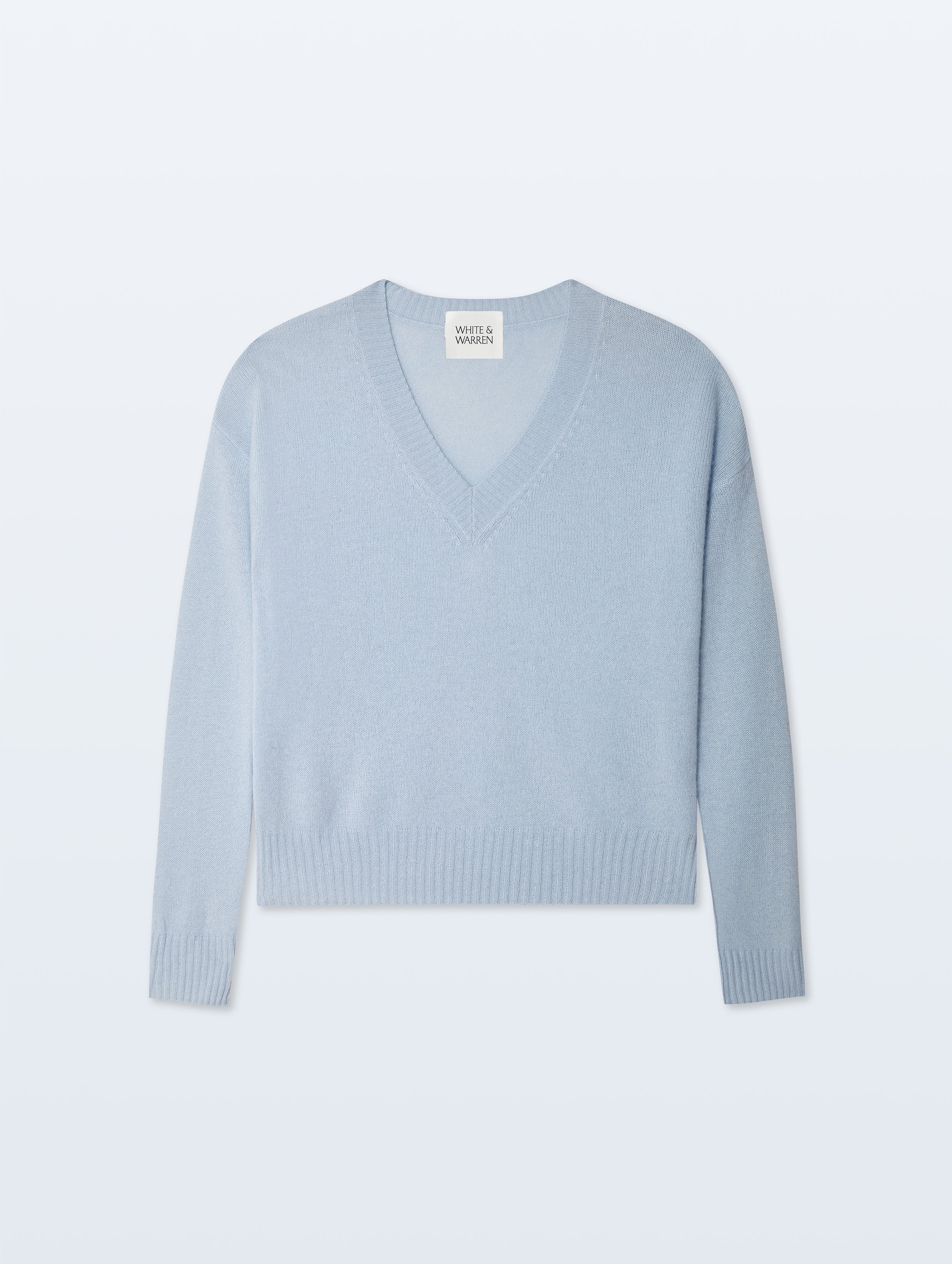 Cashmere Featherweight V Neck