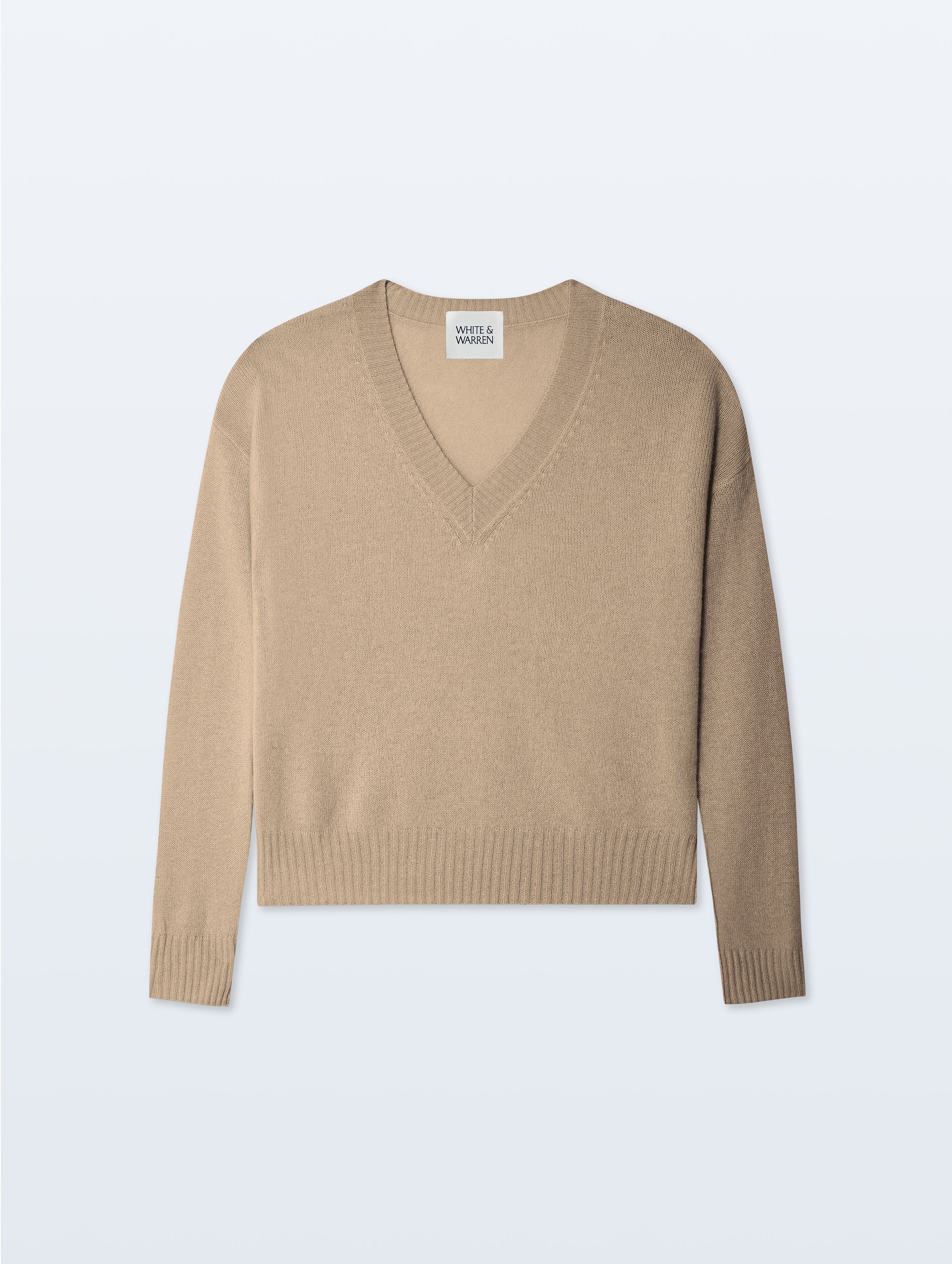 Cashmere Featherweight V Neck