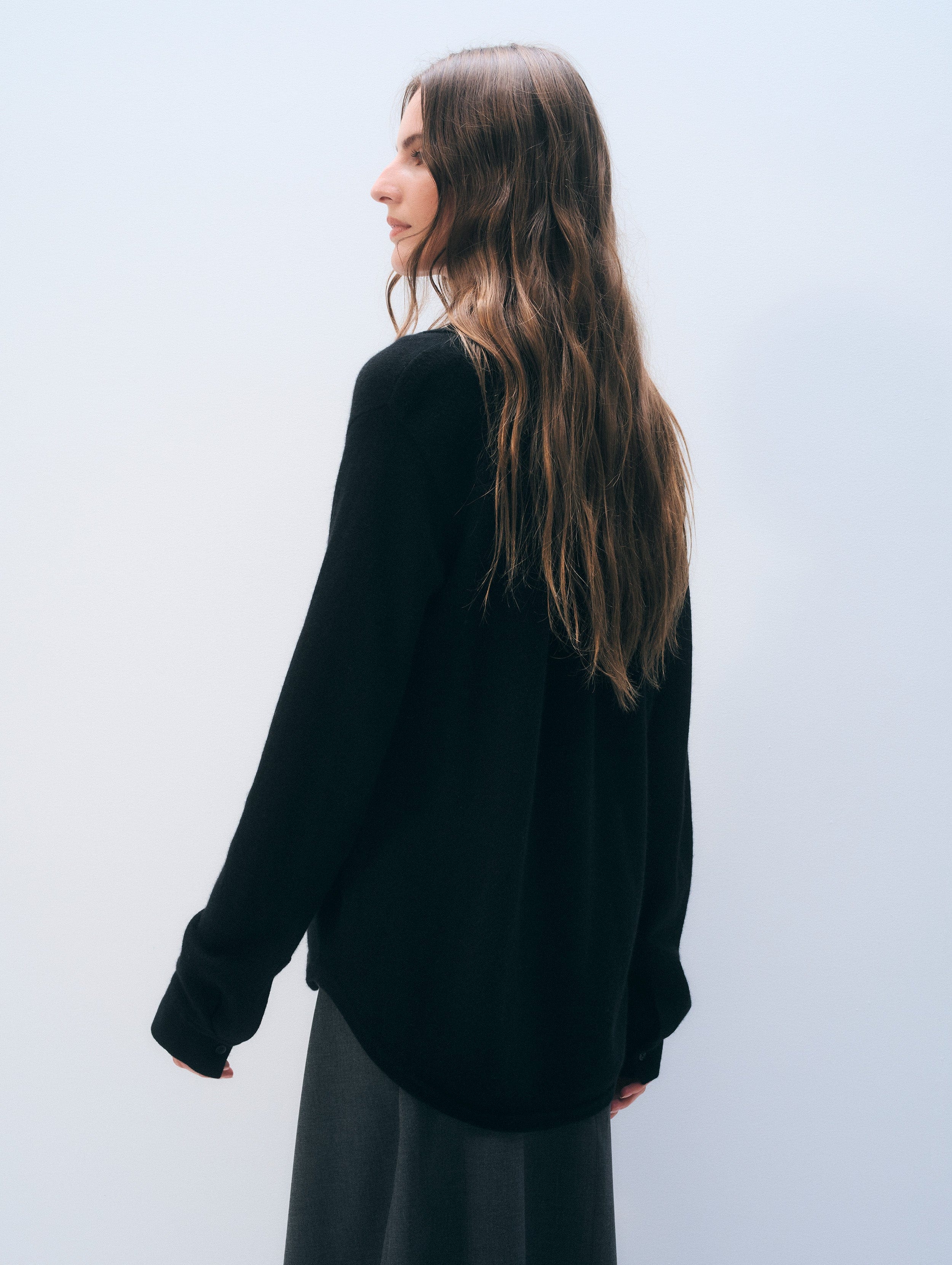 Cashmere Button Shirt