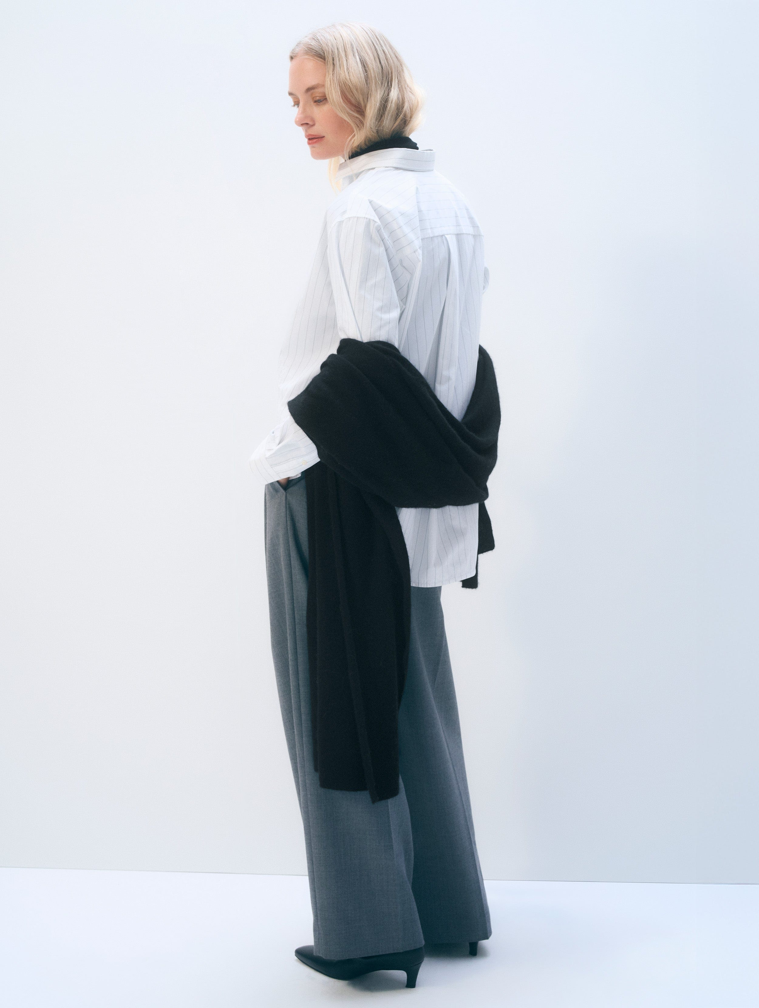 Cashmere Travel Wrap | Black