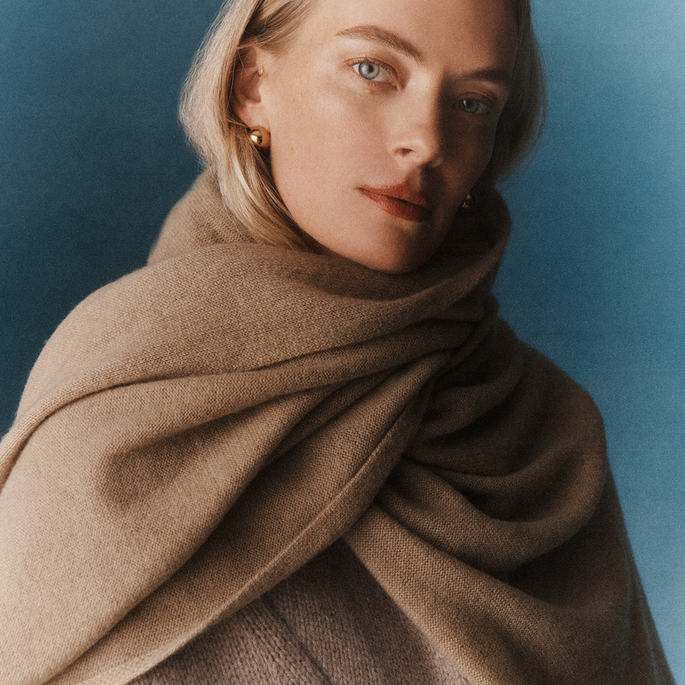 This is my fifth one. It's truly an anytime wrap—so cozy, warm, and versatile.