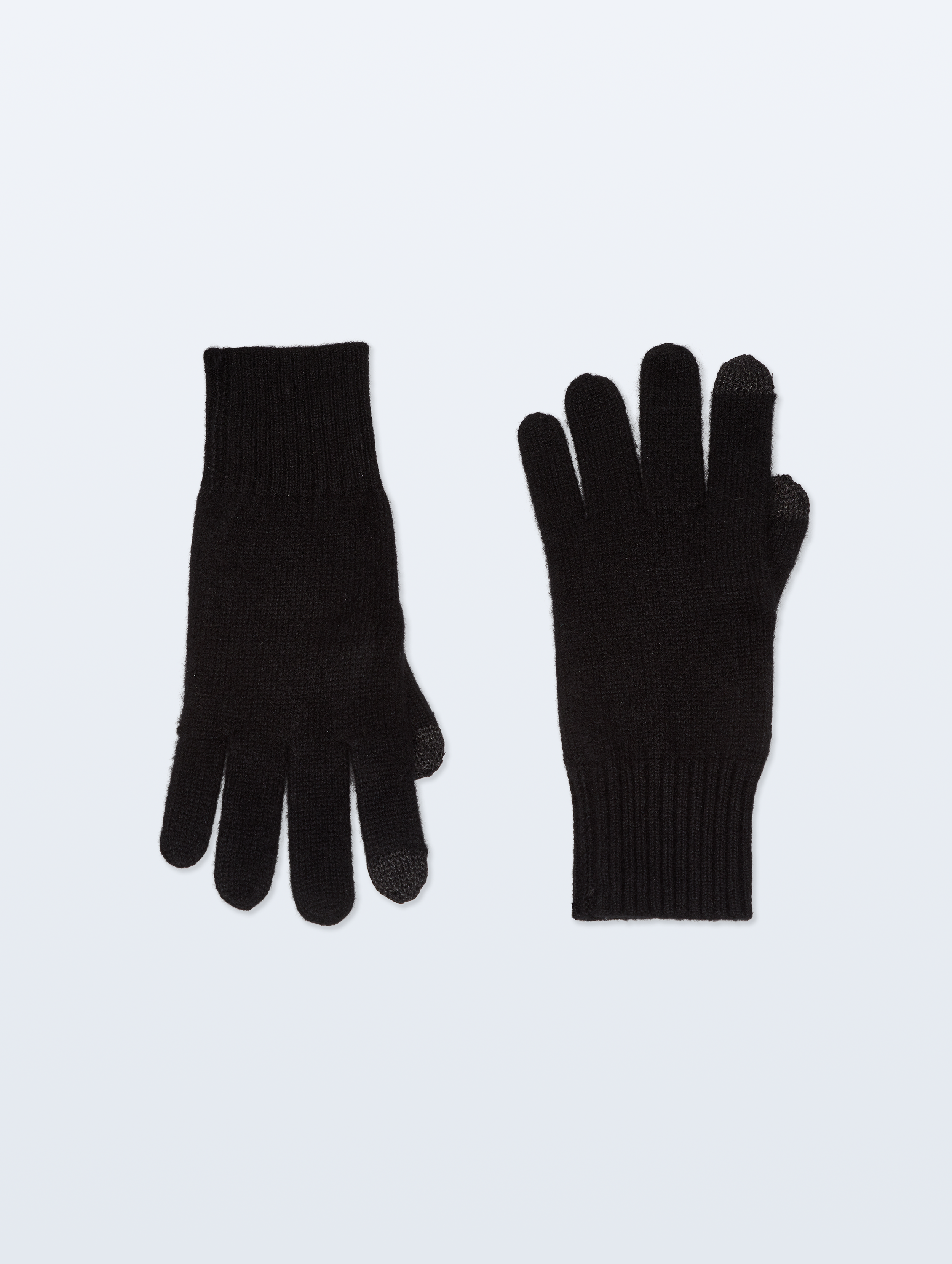 Cashmere Texting Gloves | Black