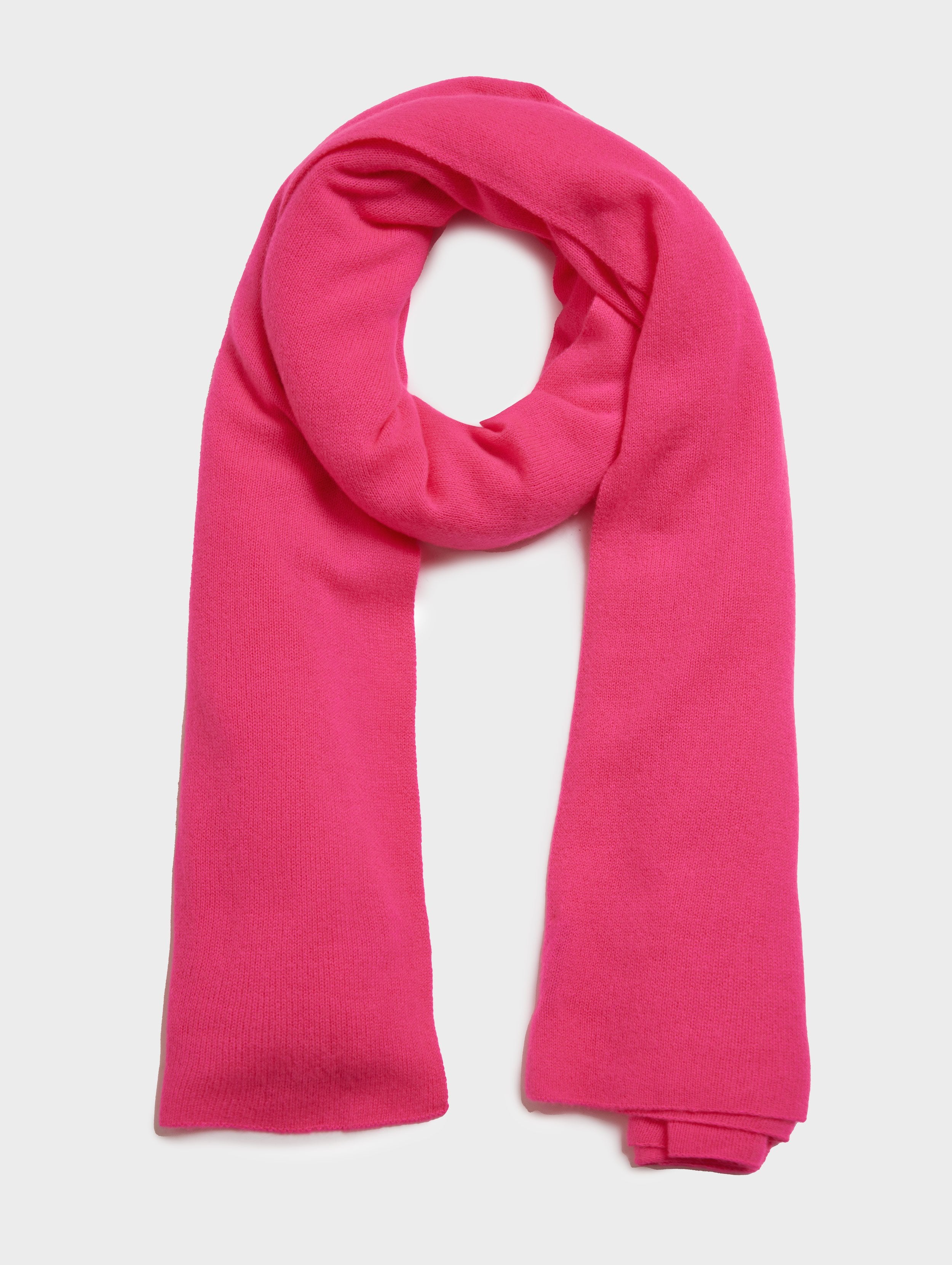 Cashmere Travel Wrap | Neon Pink Sunrise