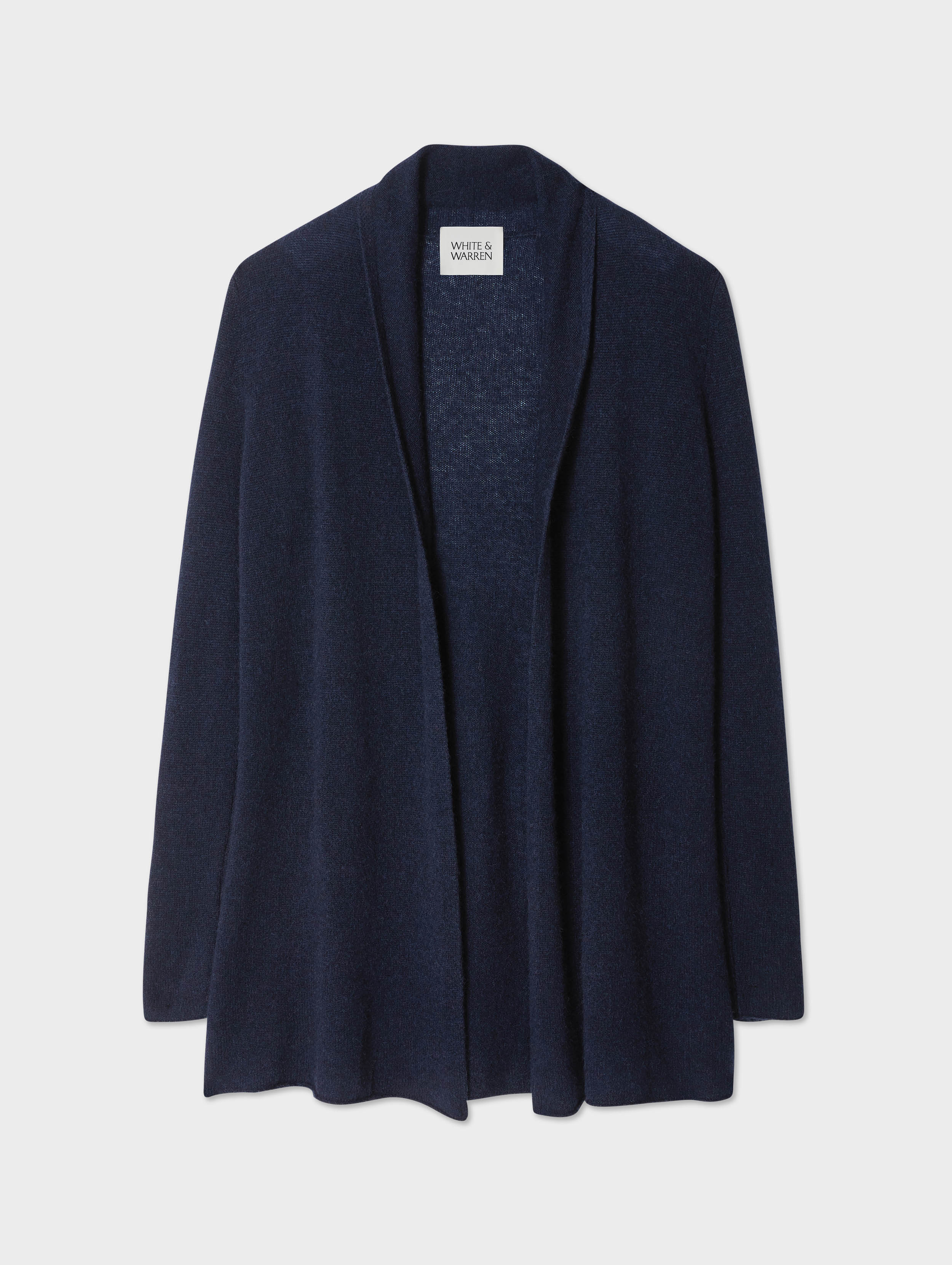 Cashmere Trapeze Cardigan | Deep Navy