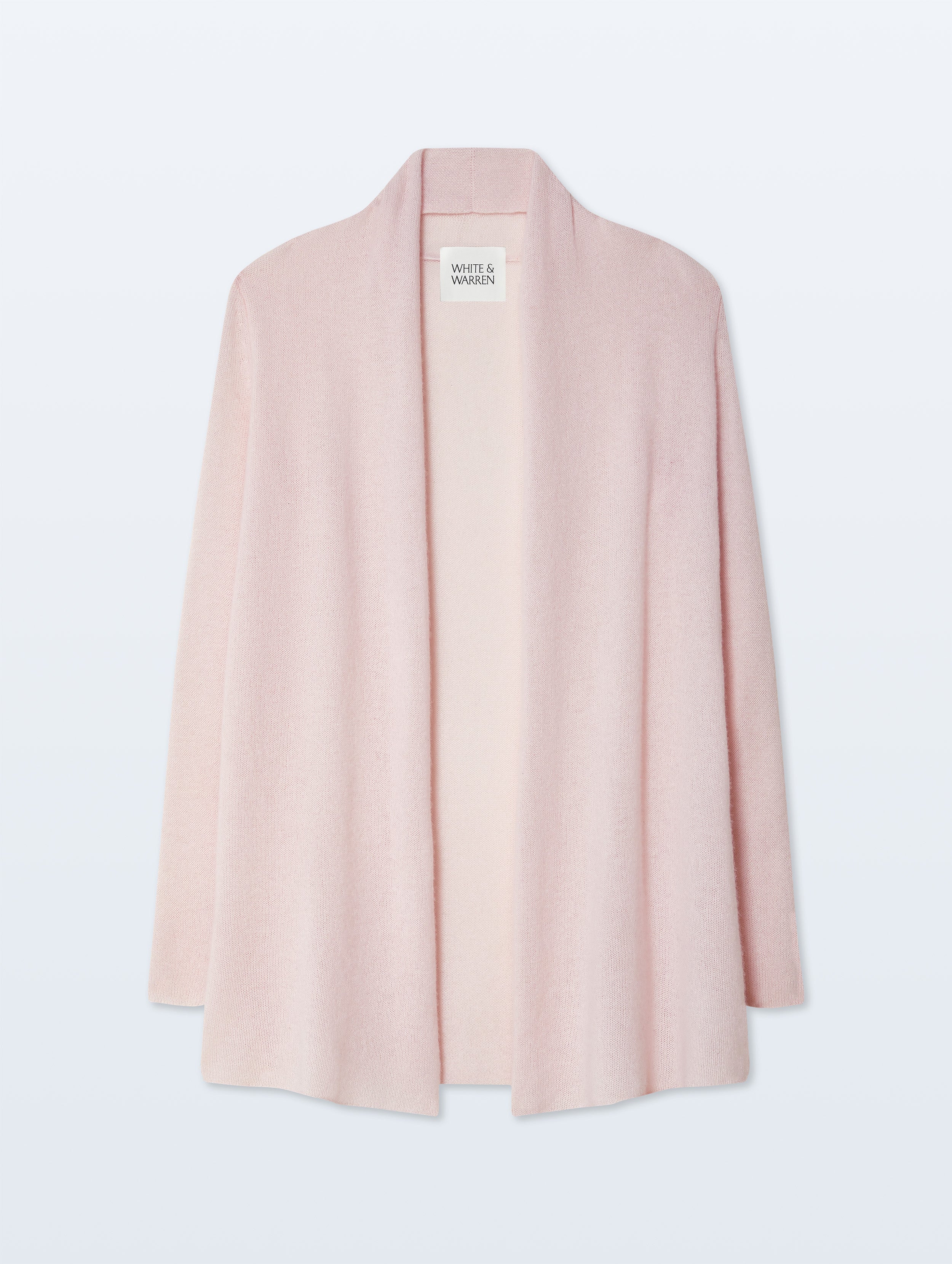 Cashmere Trapeze Cardigan | Pink Sand