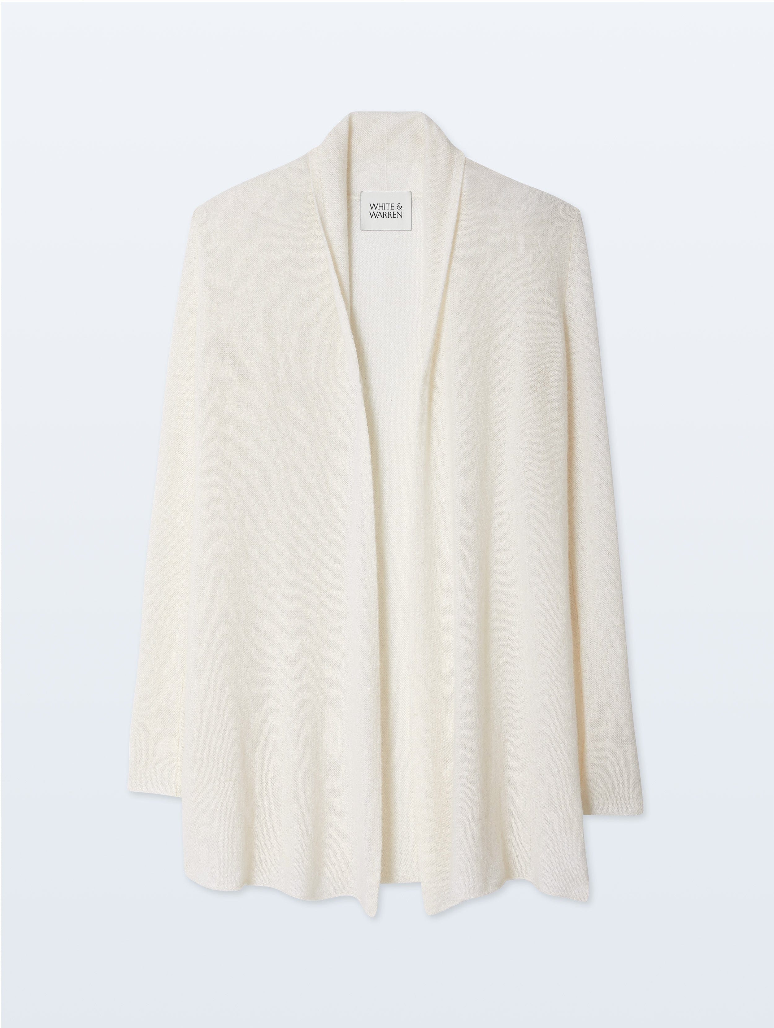 Cashmere Trapeze Cardigan | Soft White
