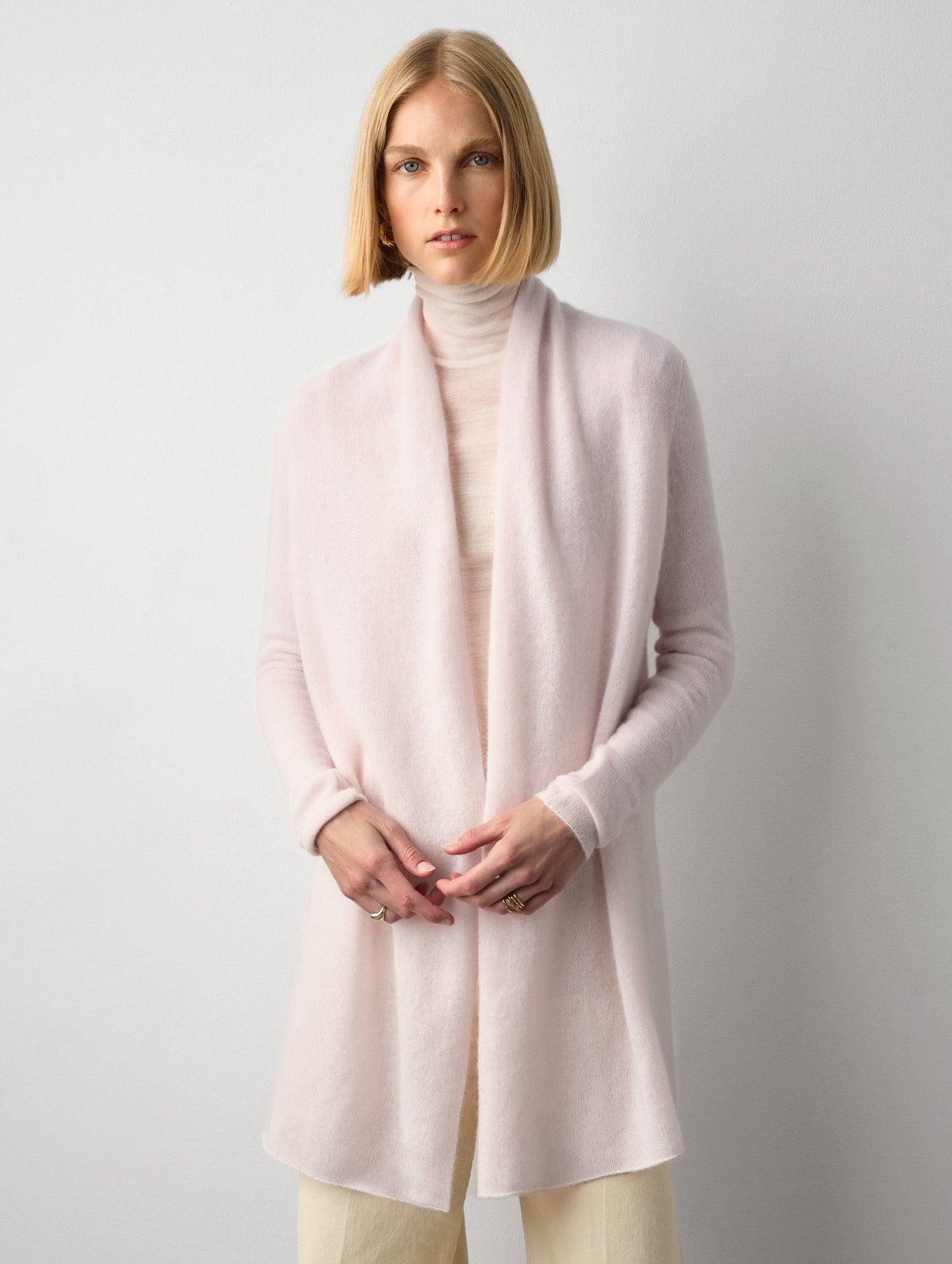 Essential Cashmere Trapeze Cardigan