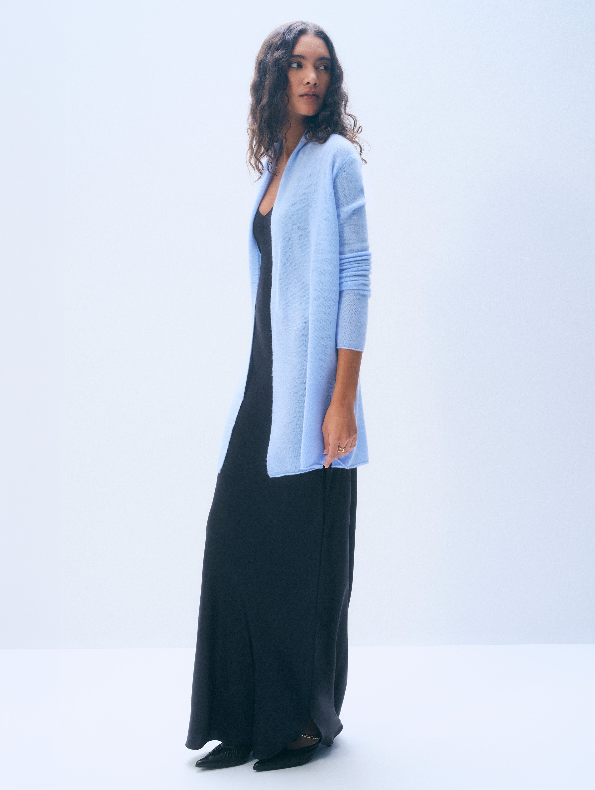 Cashmere Trapeze Cardigan