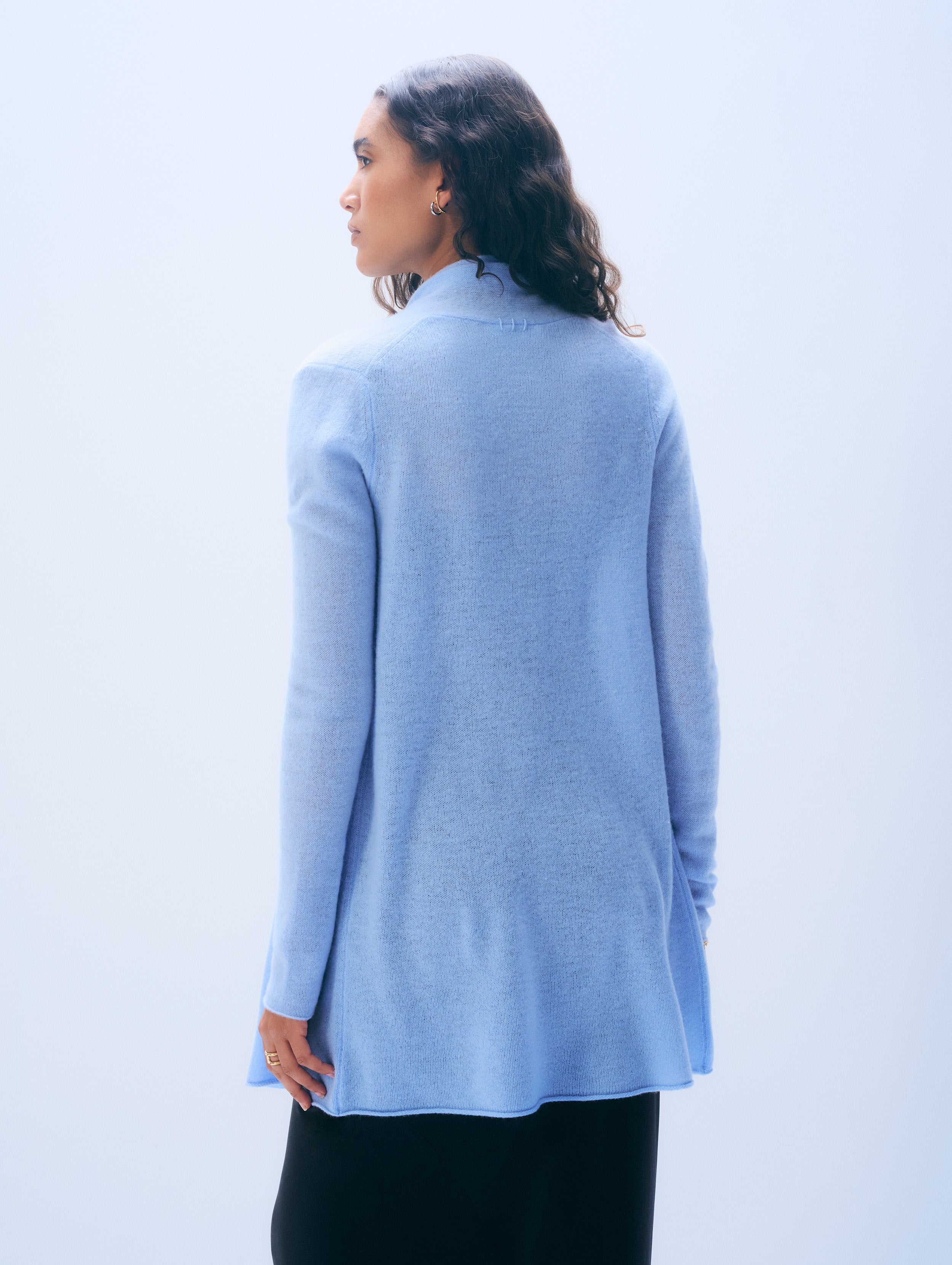 Cashmere Trapeze Cardigan