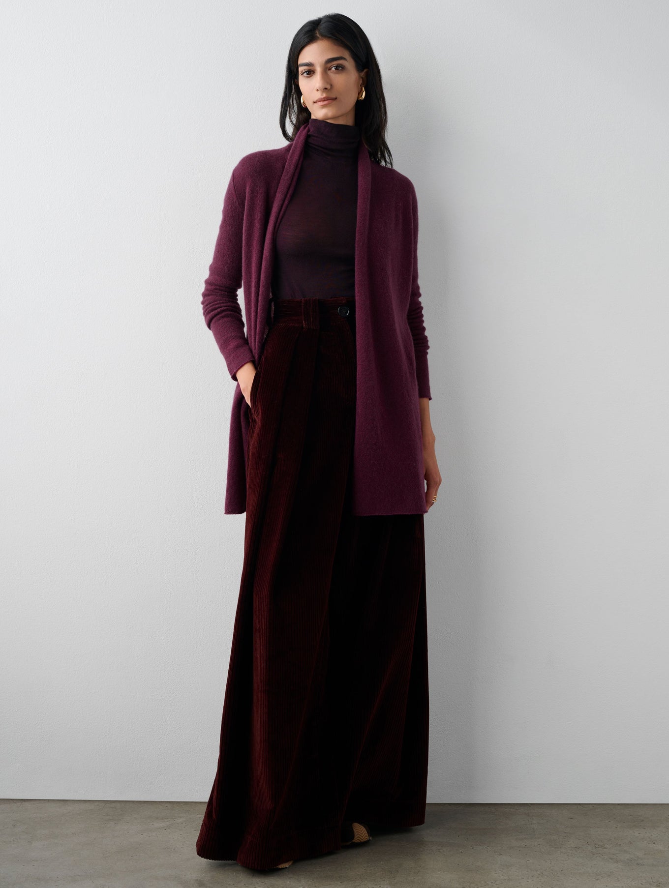 Essential Cashmere Trapeze Cardigan