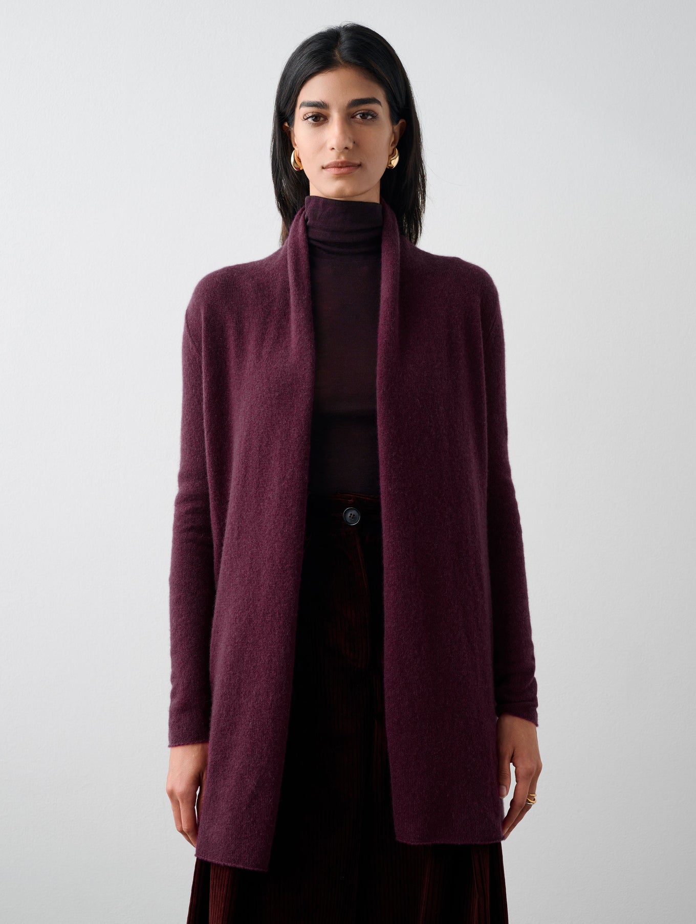 Essential Cashmere Trapeze Cardigan