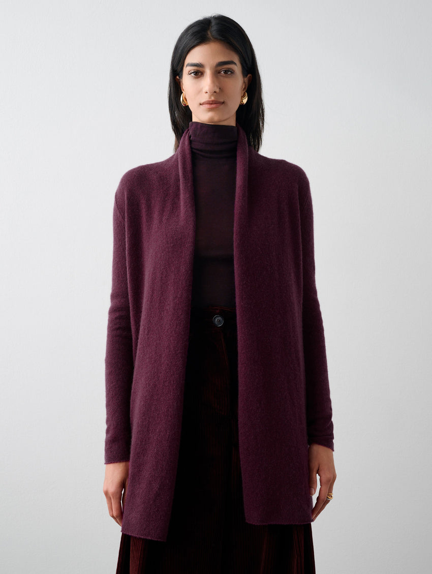 Essential Cashmere Trapeze Cardigan