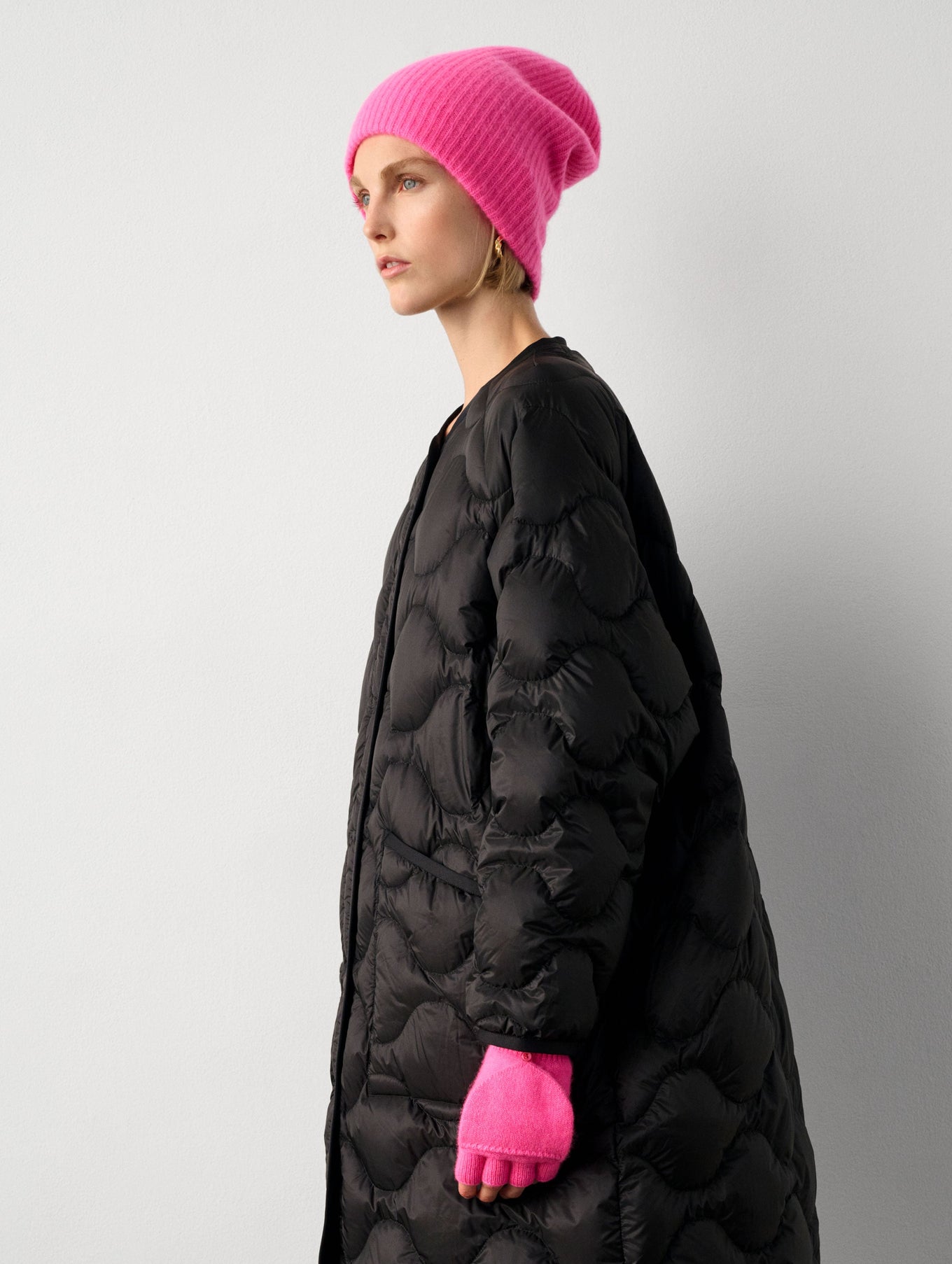 Cashmere Plush Rib Beanie
