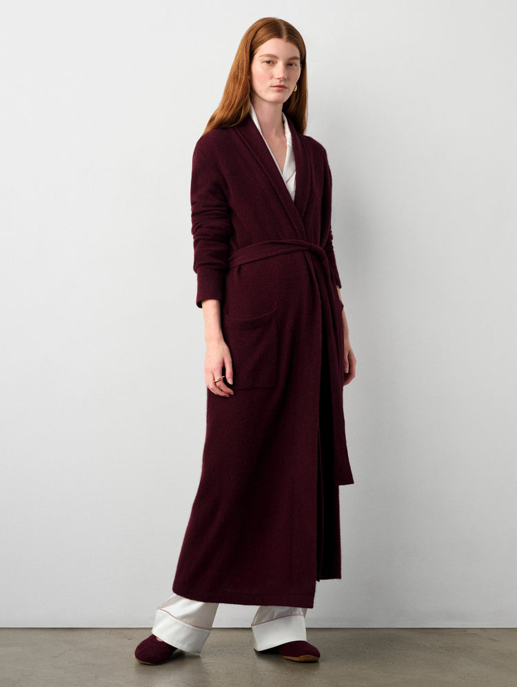 Long Cashmere Robe