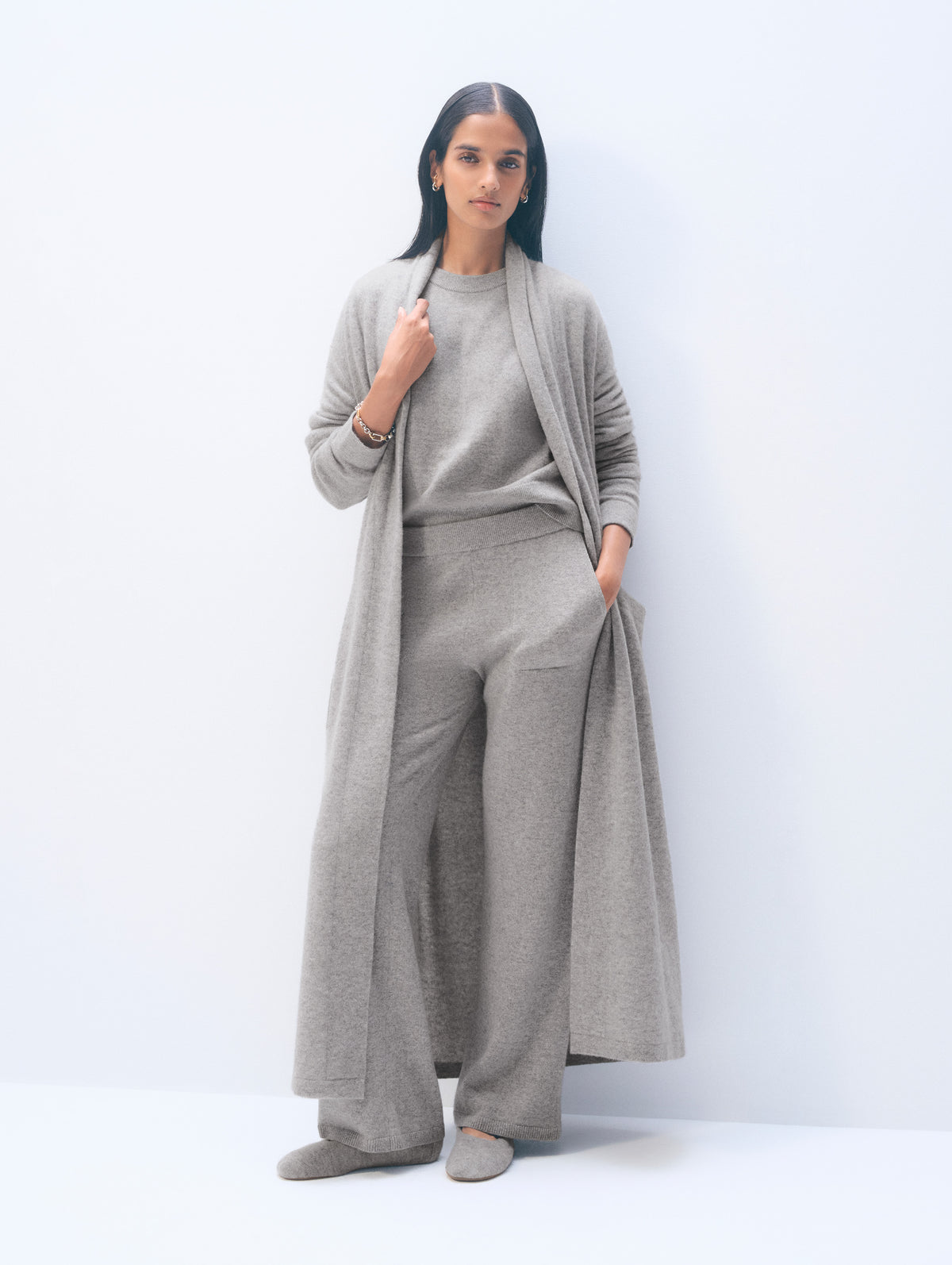 Angora Robe Cashmere Robe