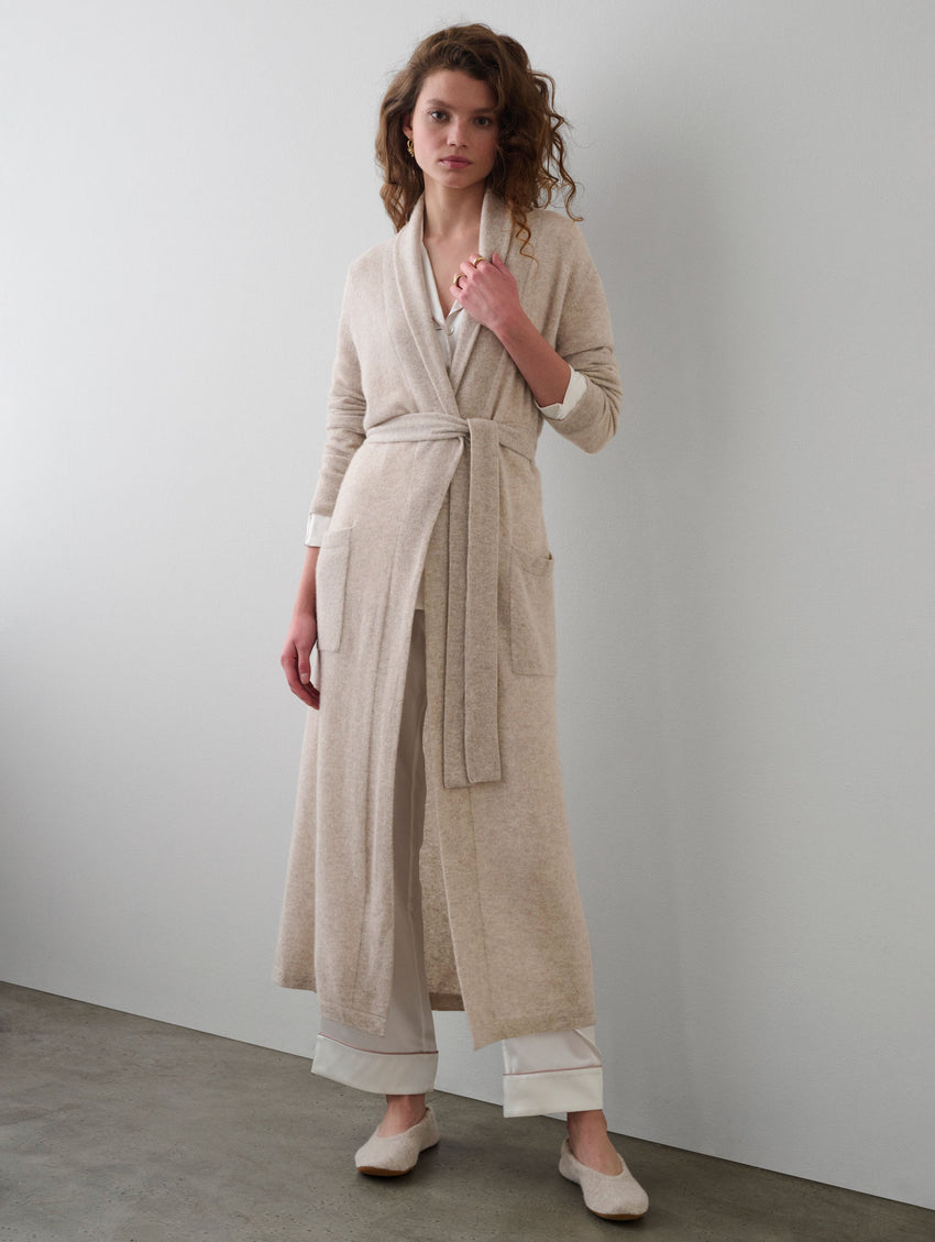 Long Cashmere Robe