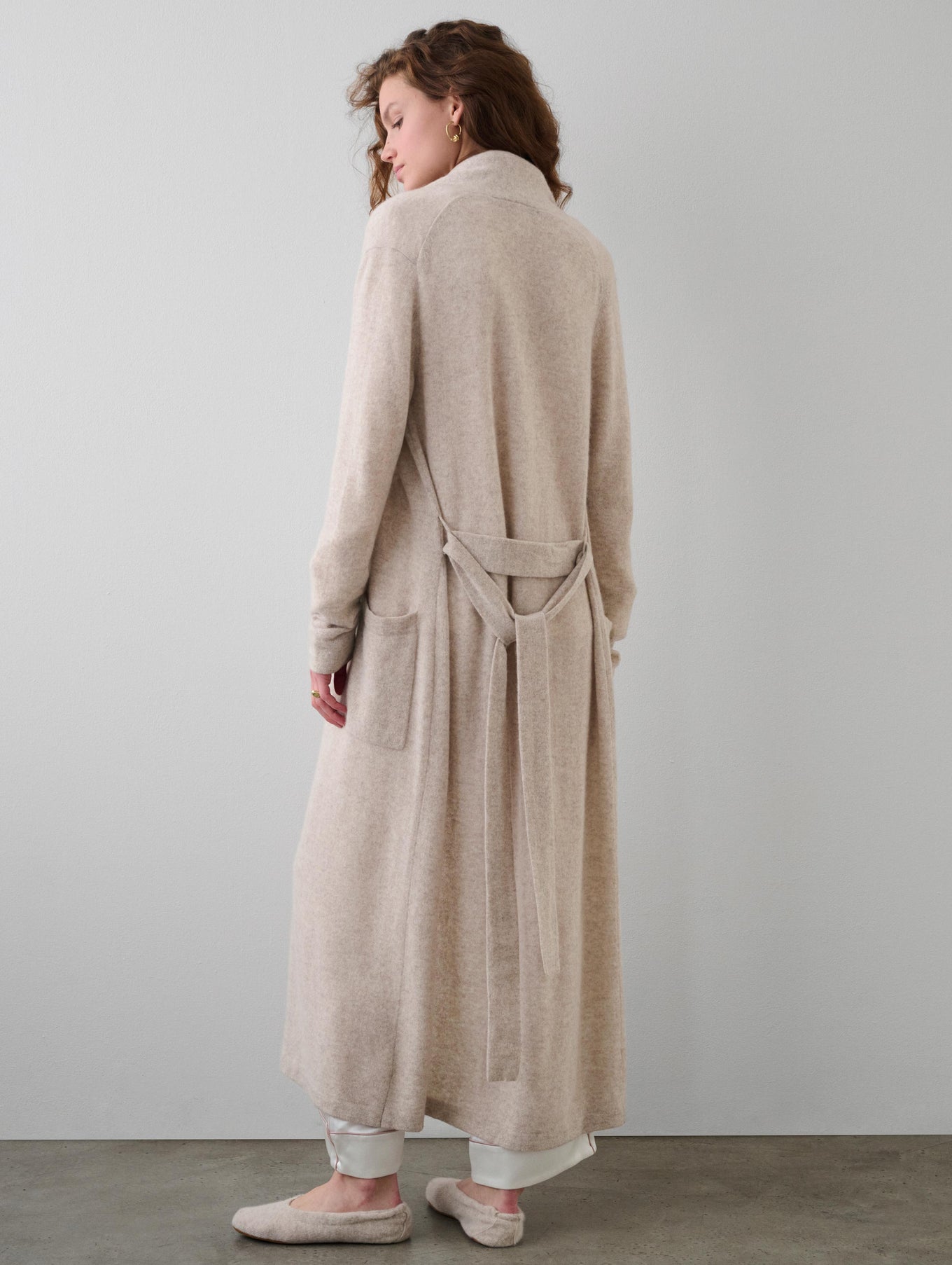 Long Cashmere Robe