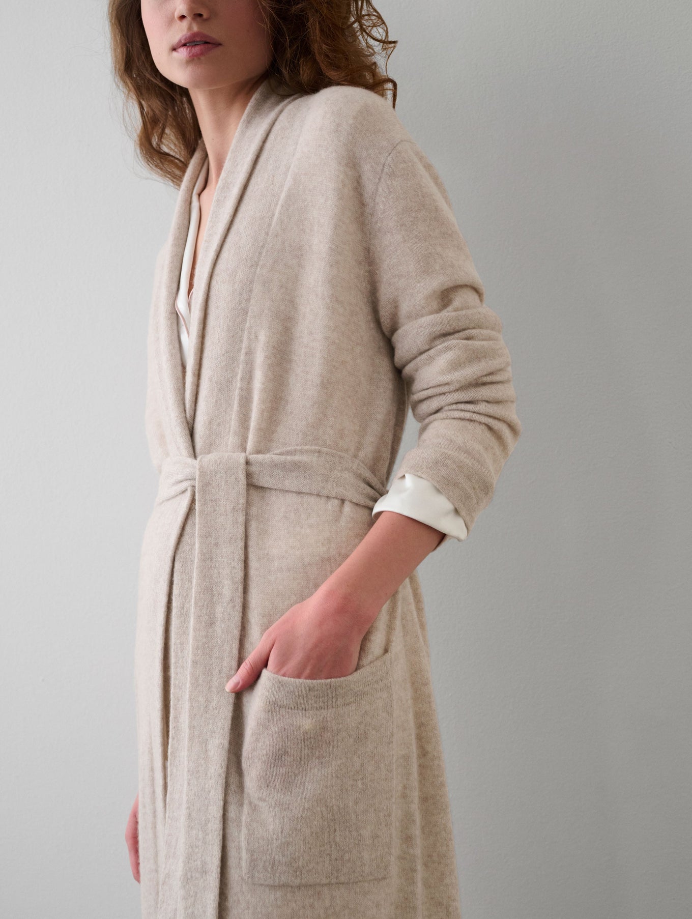 Long Cashmere Robe