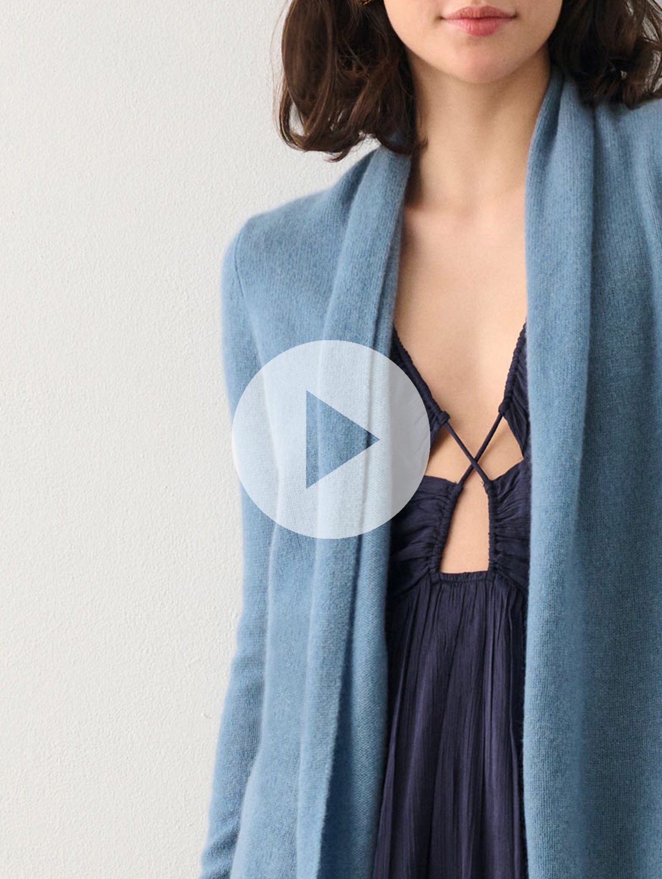 Essential Cashmere Mini Trapeze Cardigan