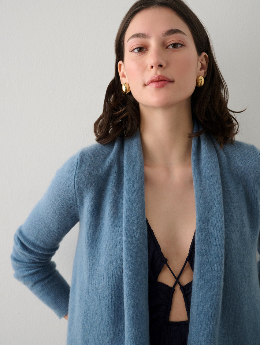 Essential Cashmere Mini Trapeze Cardigan