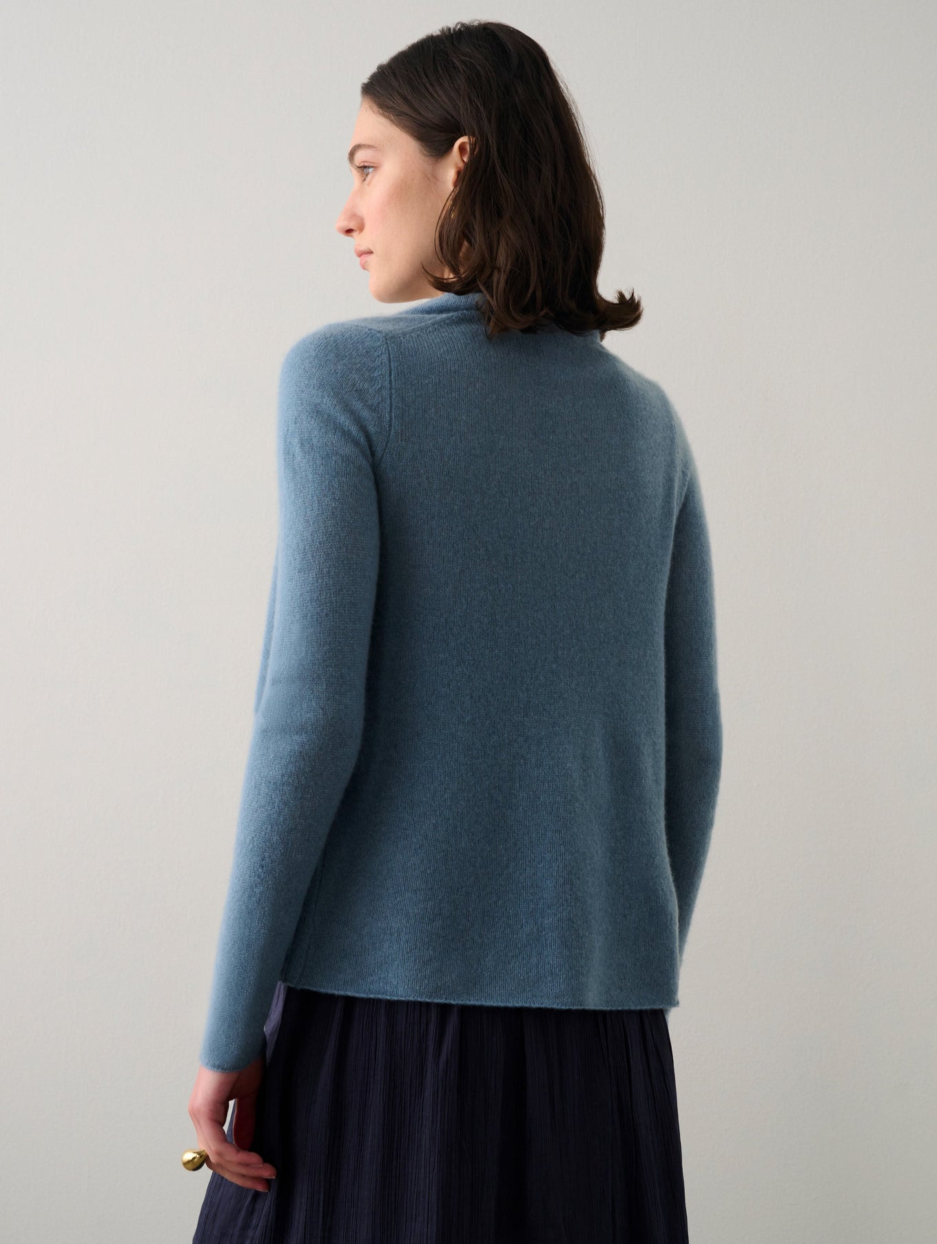 Essential Cashmere Mini Trapeze Cardigan