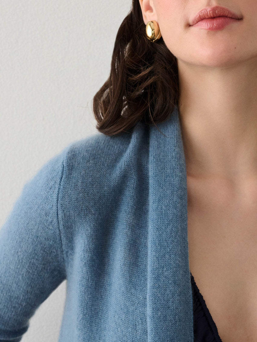 Essential Cashmere Mini Trapeze Cardigan