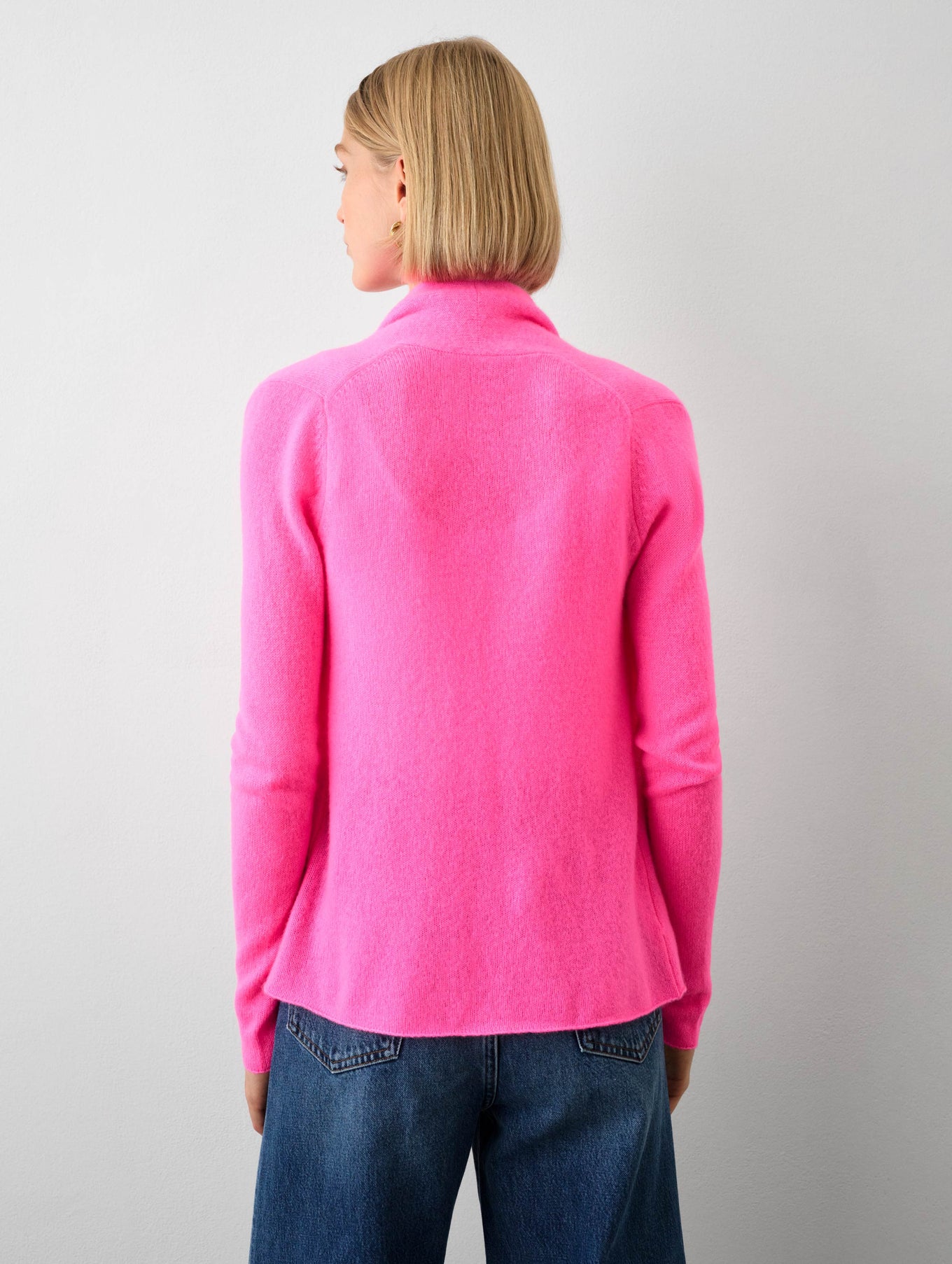 Essential Cashmere Mini Trapeze Cardigan