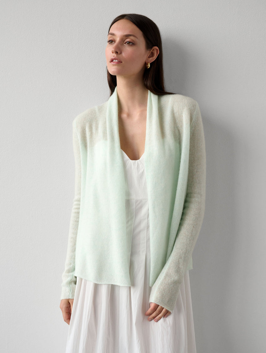 Essential Cashmere Mini Trapeze Cardigan