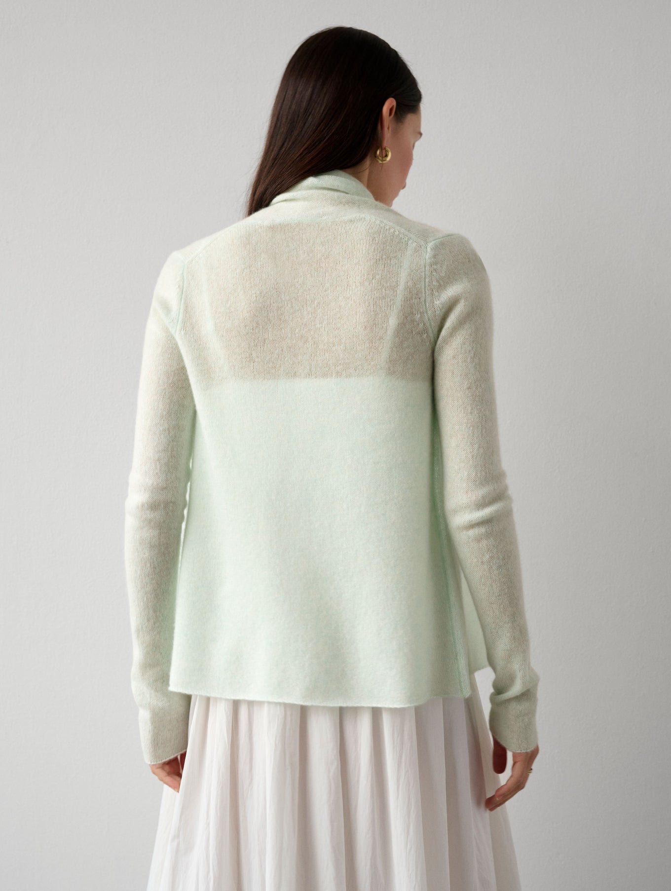 Essential Cashmere Mini Trapeze Cardigan