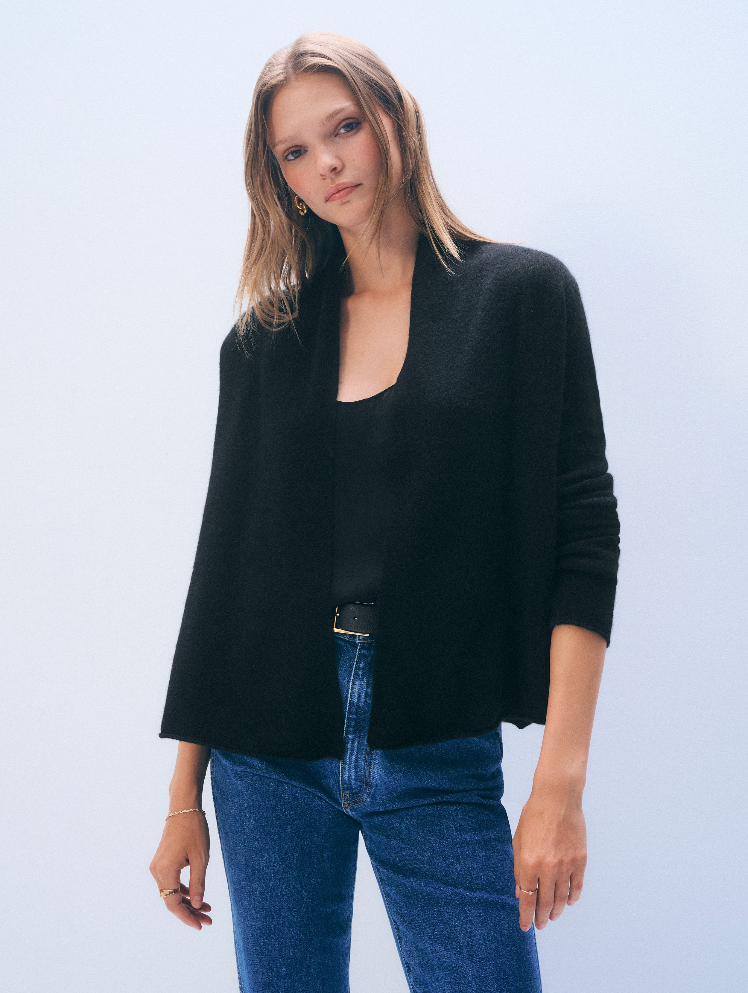 Cashmere Mini Trapeze | Black