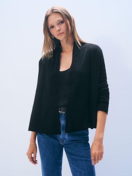 Cashmere Mini Trapeze | Black-