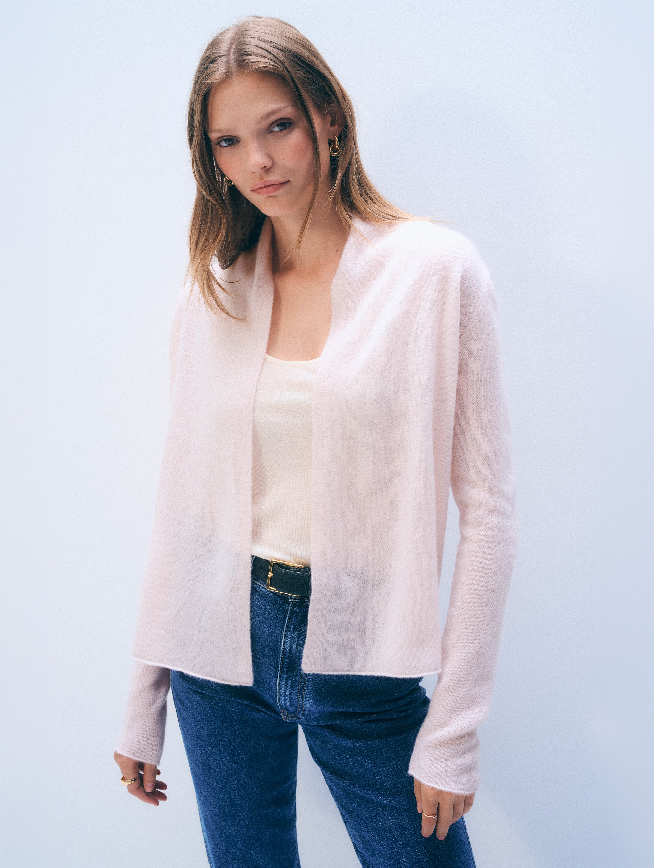 Cashmere Mini Trapeze | Pink Sand
