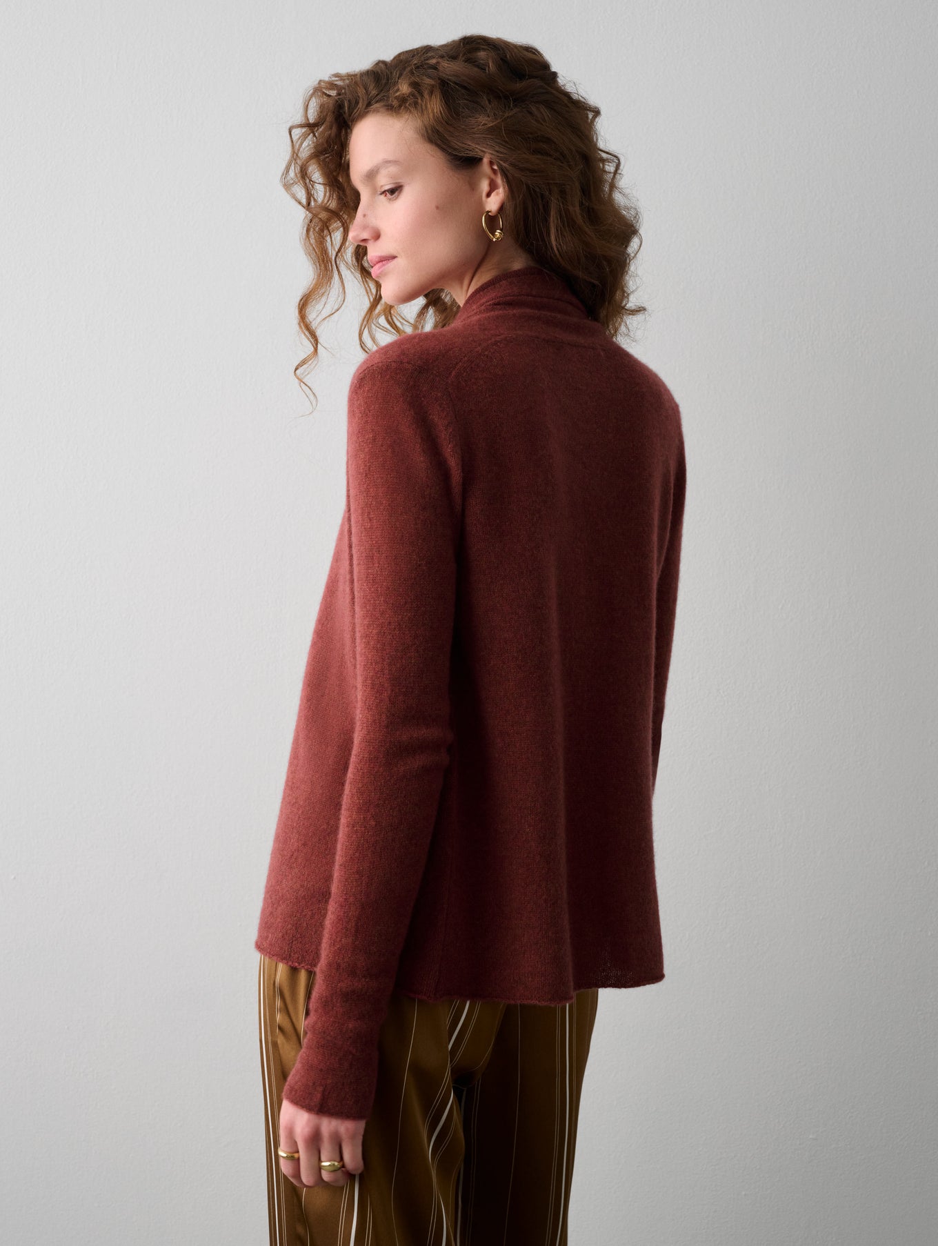 Essential Cashmere Mini Trapeze Cardigan