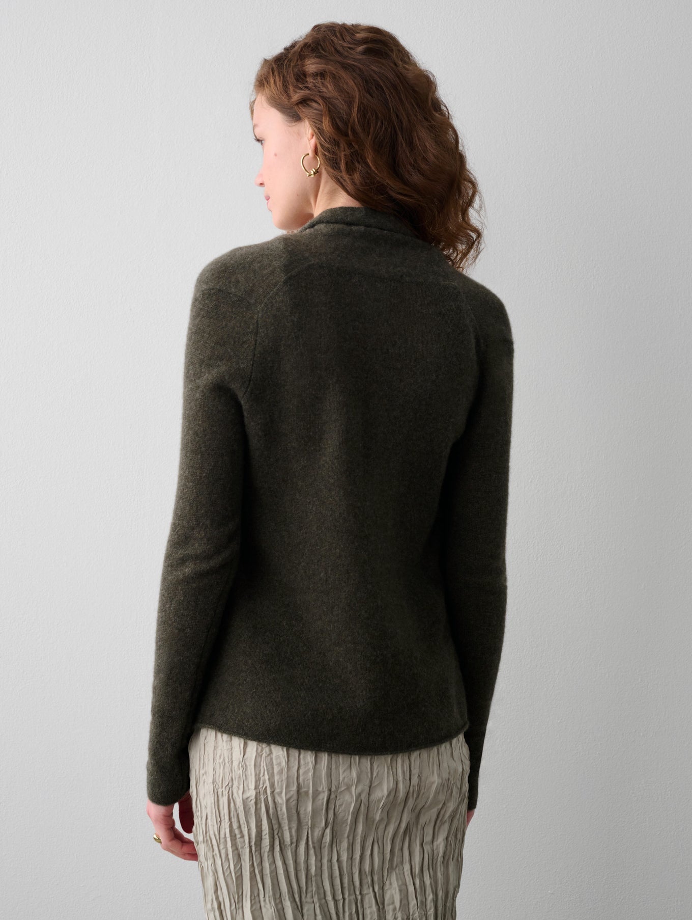 Essential Cashmere Mini Trapeze Cardigan
